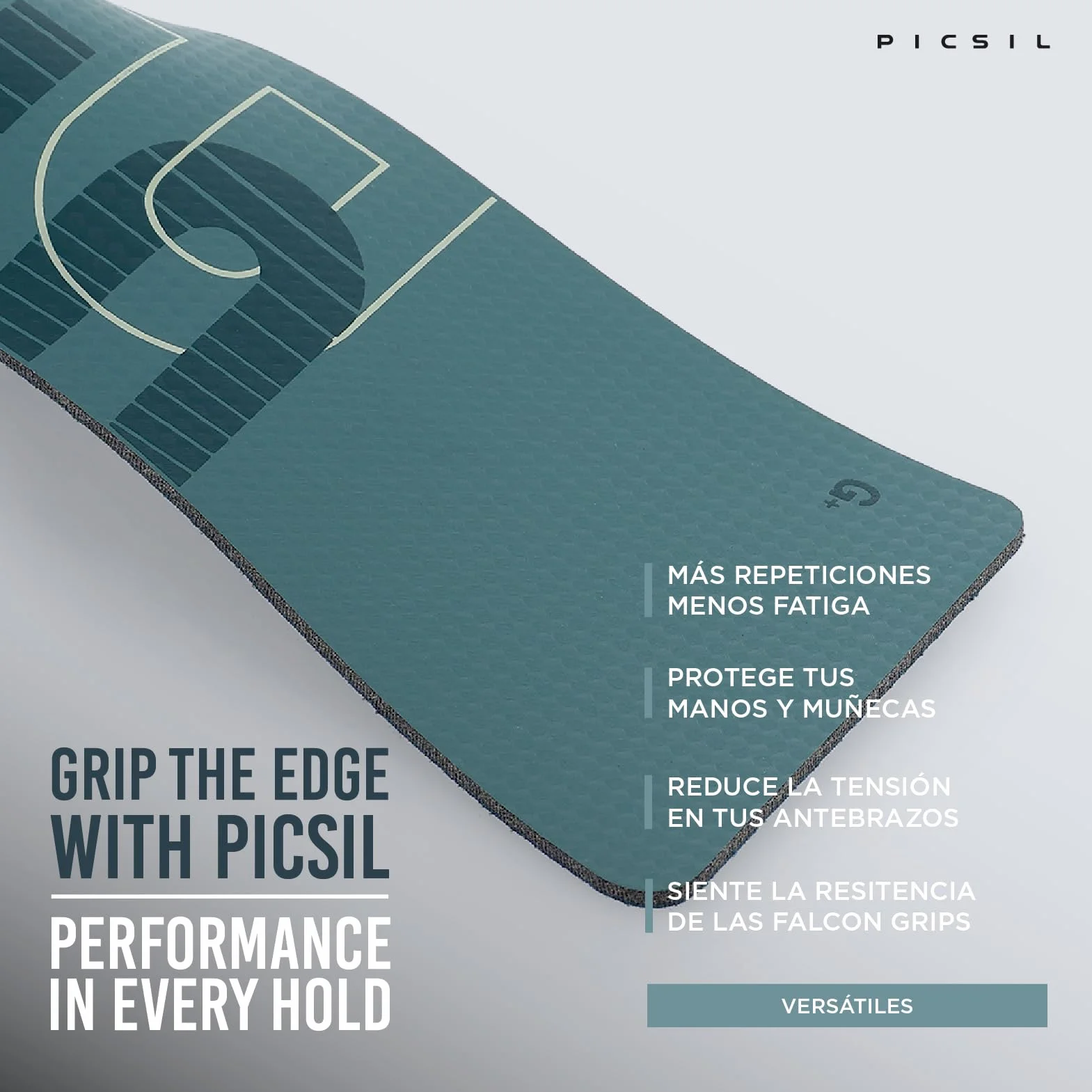 PICSIL Falcon Calleras Fibra Carbono Agarre Cross Training Gimnasio