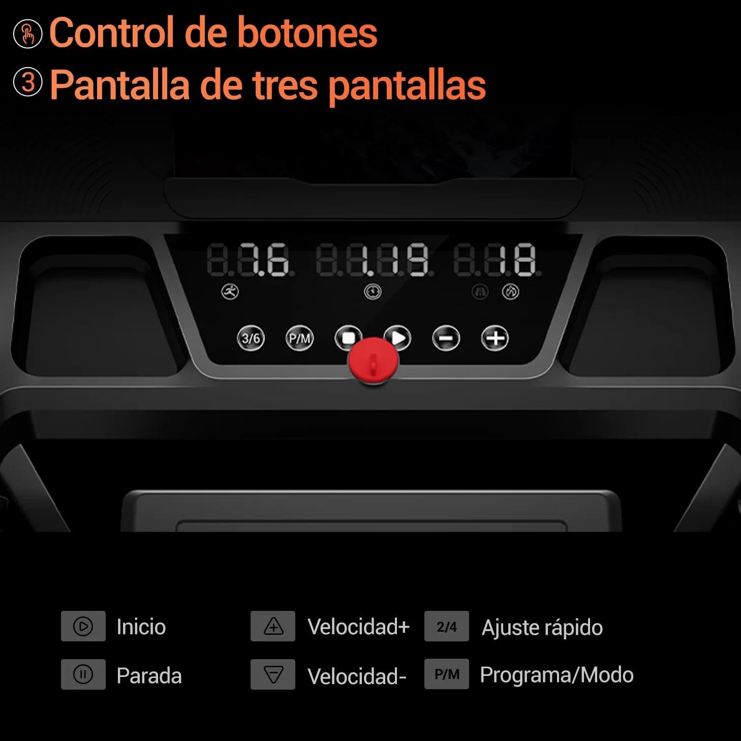 CURSOR Cinta de Correr Plegable con Inclinación, Cinta de Andar Plegable,Caminadora Electrica para Casa Equipado con un Motor de 3,0 CV y Pantalla LED,Máximo 136KG