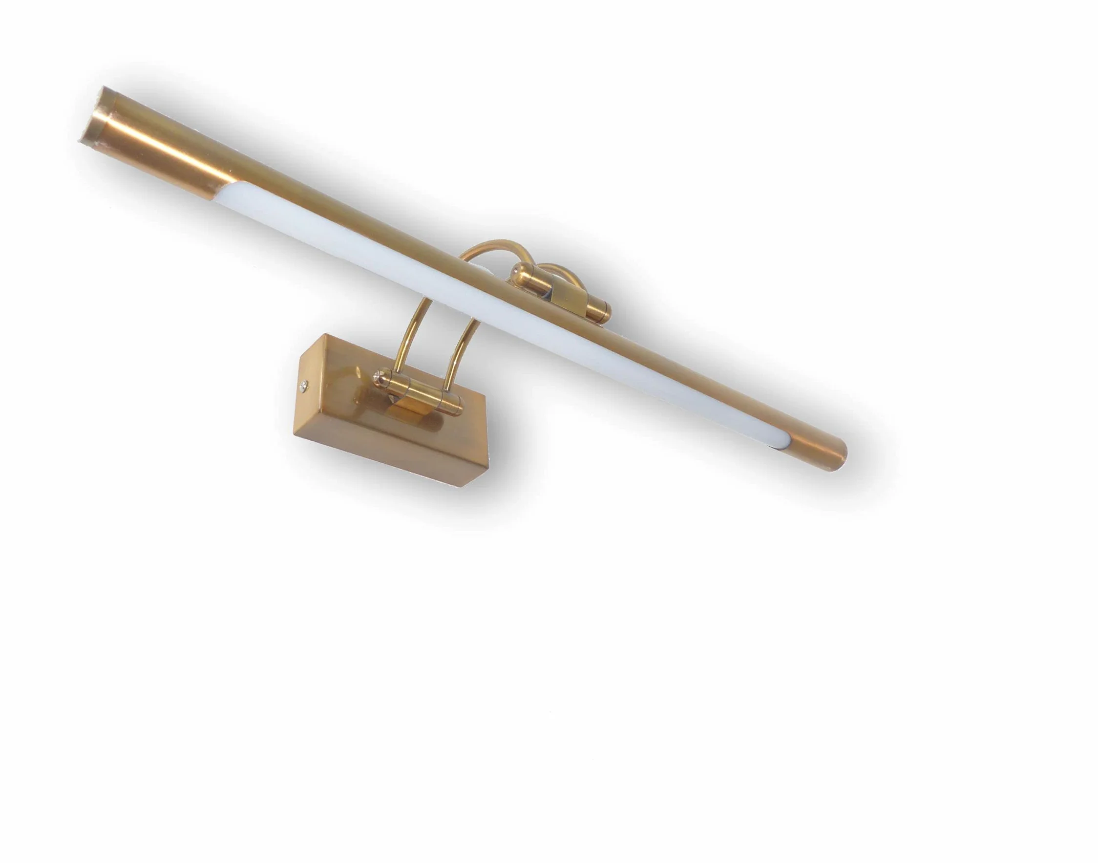 Aplique LED de pared 8W 3000K Bronce envejecido 50cm articulado giratorio