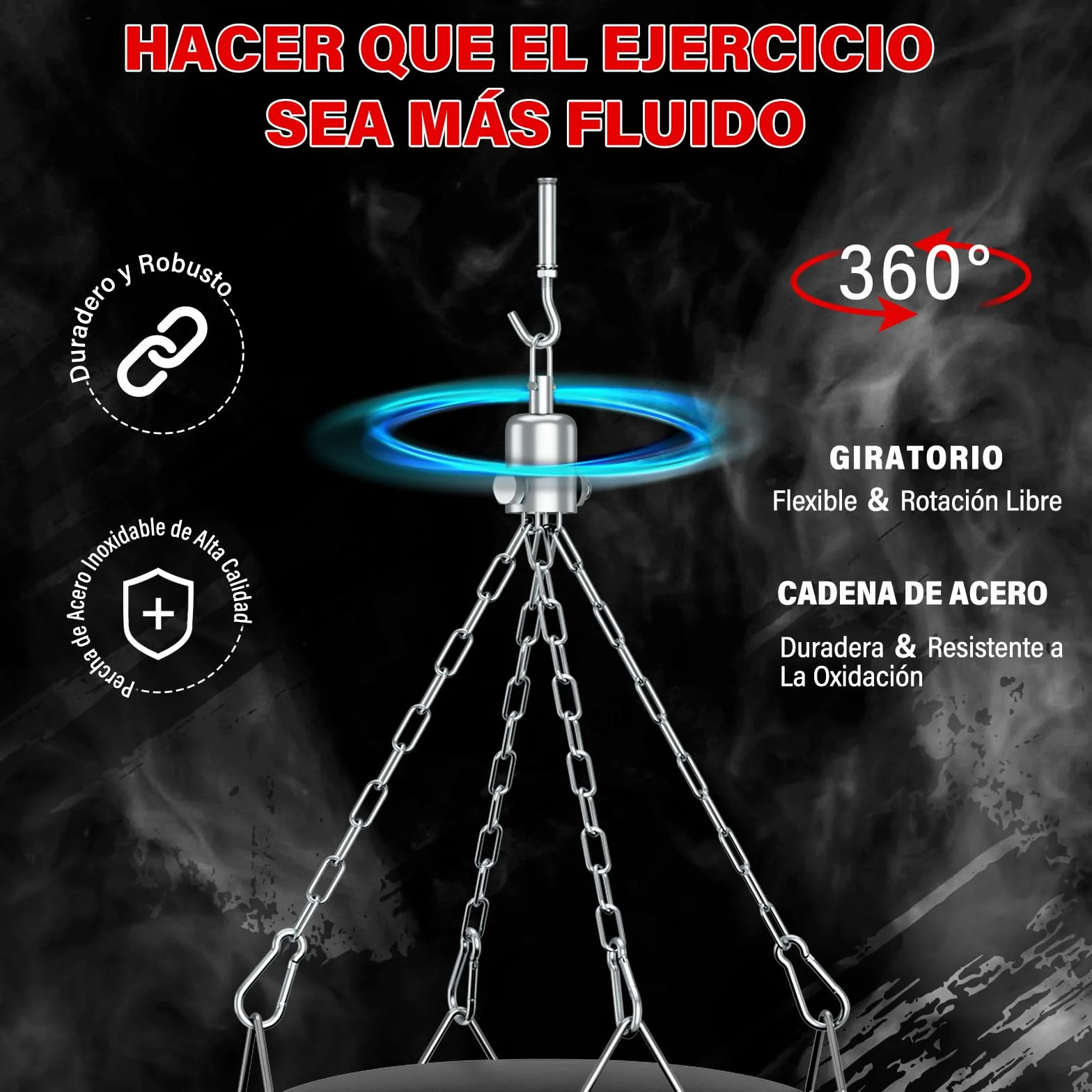 Dripex Saco de Boxeo Colgante para Adultos, Equipo de Entrenamiento de Saco Boxeo con 12oz Guantes, Cadena de Acero Giratoria de 360° para Kárate Kickboxing Muay Gimnasio en Casa