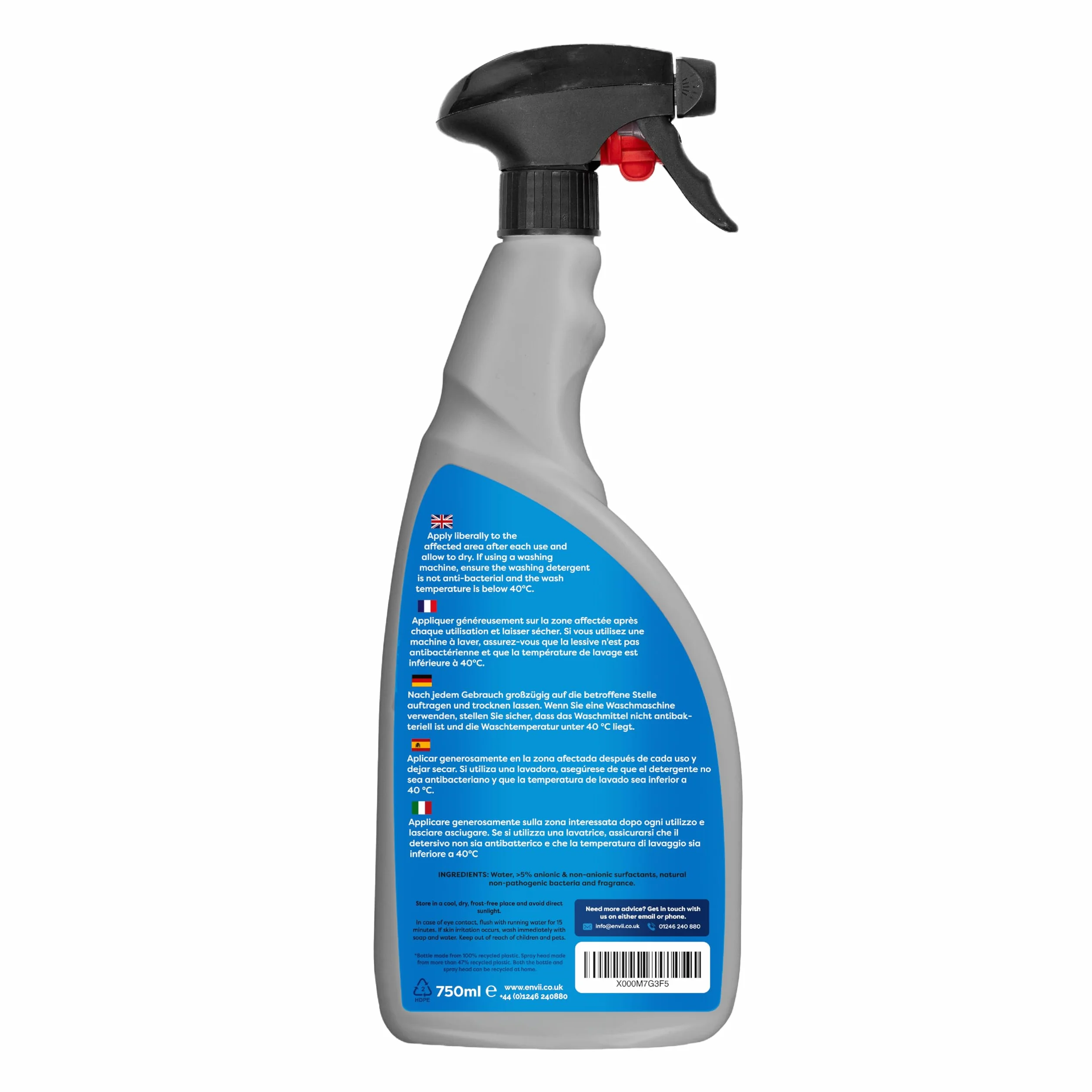Envii Kit Fresh Ambientador y Desodorante Enzimático para Zapatos, Guantes de Boxeo, Calzado Deportivo - 750 ml