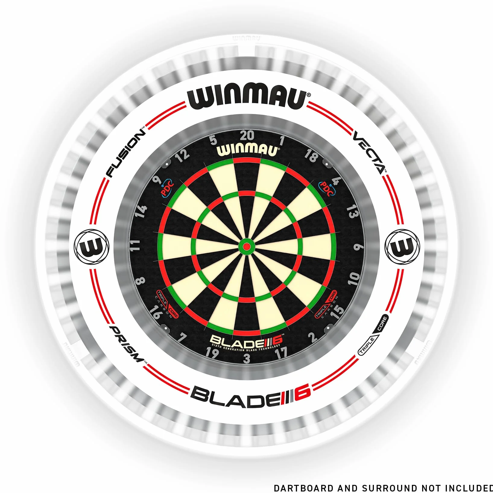 WINMAU Luz de diana de hielo de plasma, 360 grados luz blanca