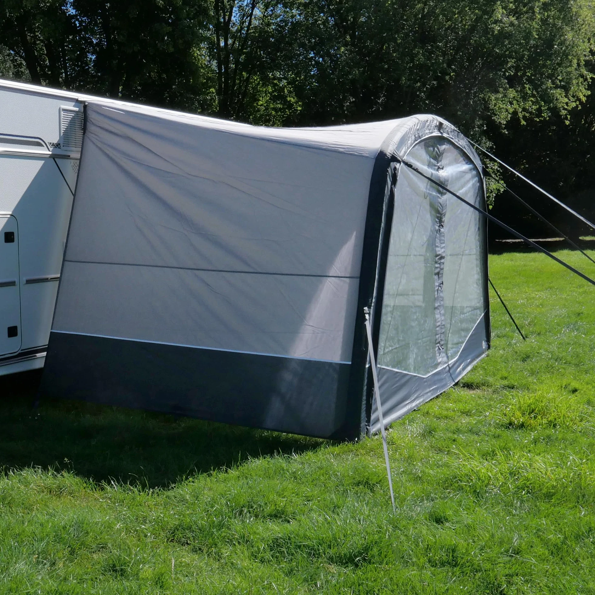 your GEAR Otranto Air - Techo solar inflable de 380x250 cm, columna de agua de 5000 mm, ideal para caravanas y autocaravanas, protección solar