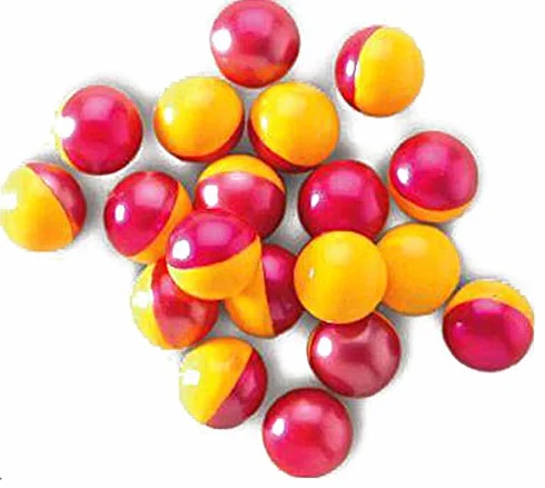 Outletdelocio. Pack de 500 Bolas de Pintura para Pistolas y Rifles de Paintball. Calibre .68. (Pintura Soluble en Agua)