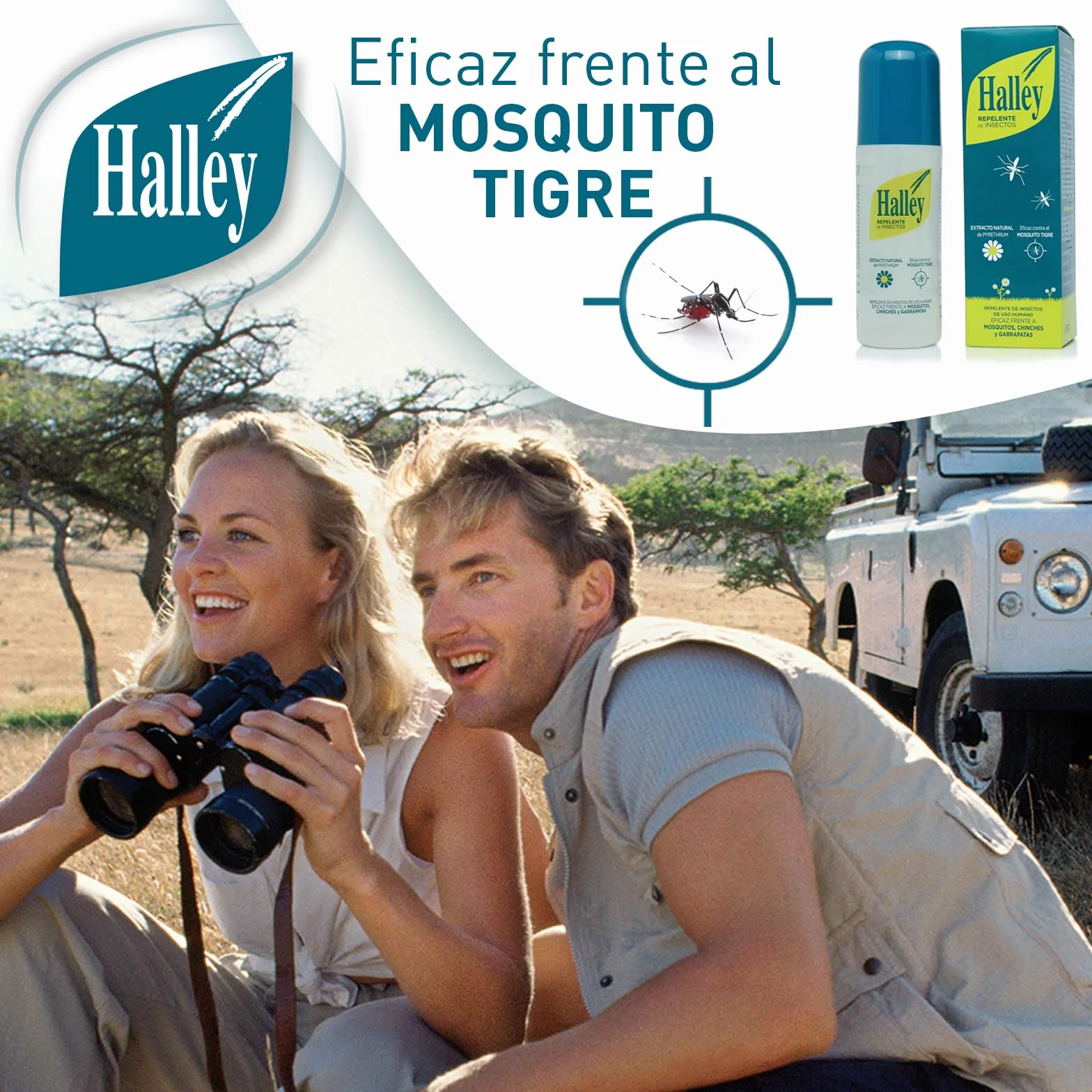 Halley Repelente Mosquitos Spray 250ml Extracto Natural de Pyrethrum