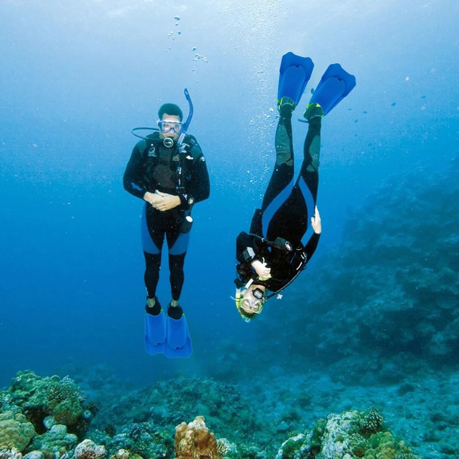 Aletas De Pesa,Aletas De Silicona Corto Y Portátil | Zapatillas De Entrenamiento De Natación - Adecuado Para Hombres Y Mujeres Para Uso En Piscina, En El Mar, Buceo, Buceo, Buceo, Natación Y