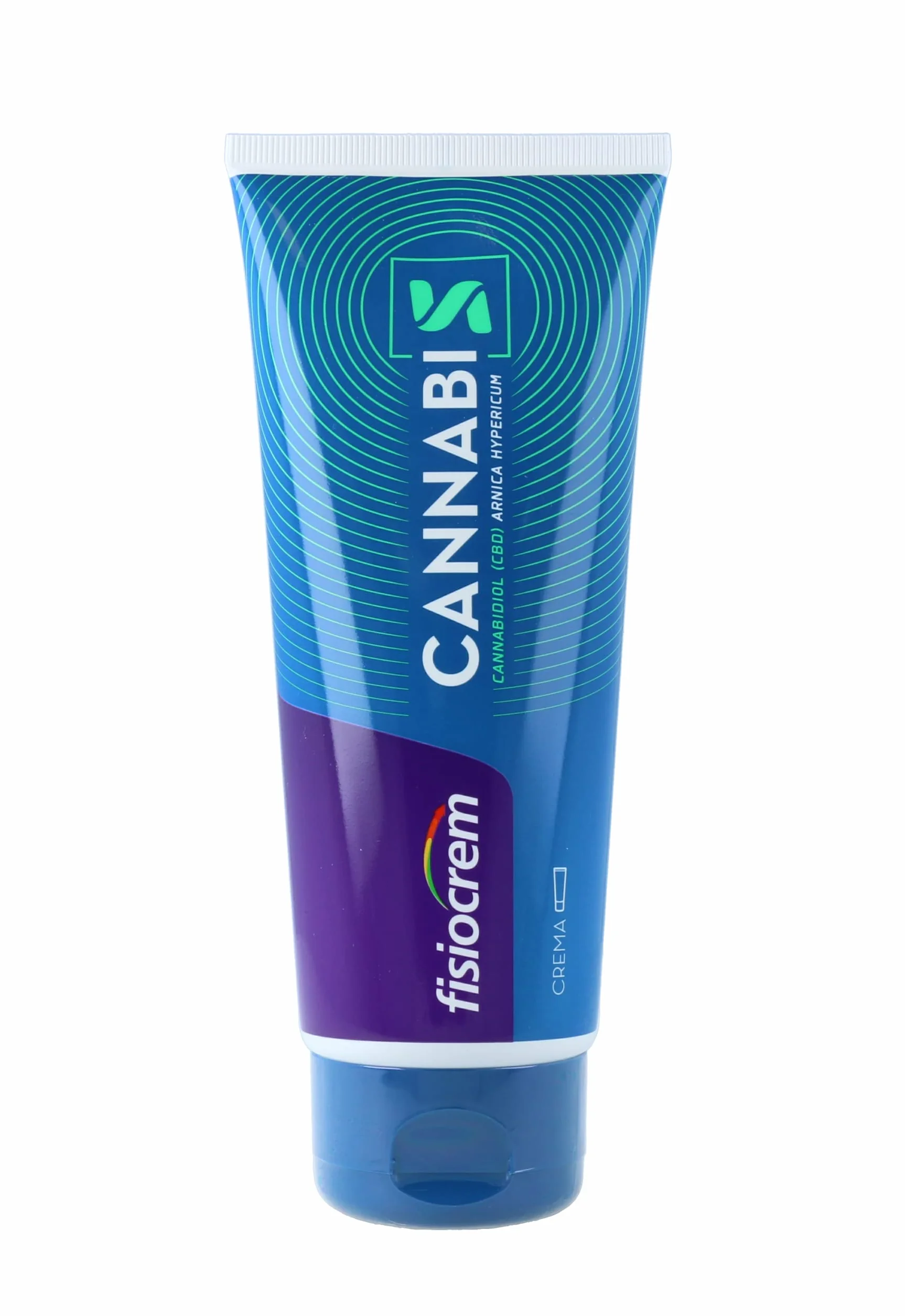 FISIOCREM Fisiocrem Cannabis 200 ml Crema tópica calmante con Cannabidiol, Árnica y Hypericum para alivio y bienestar