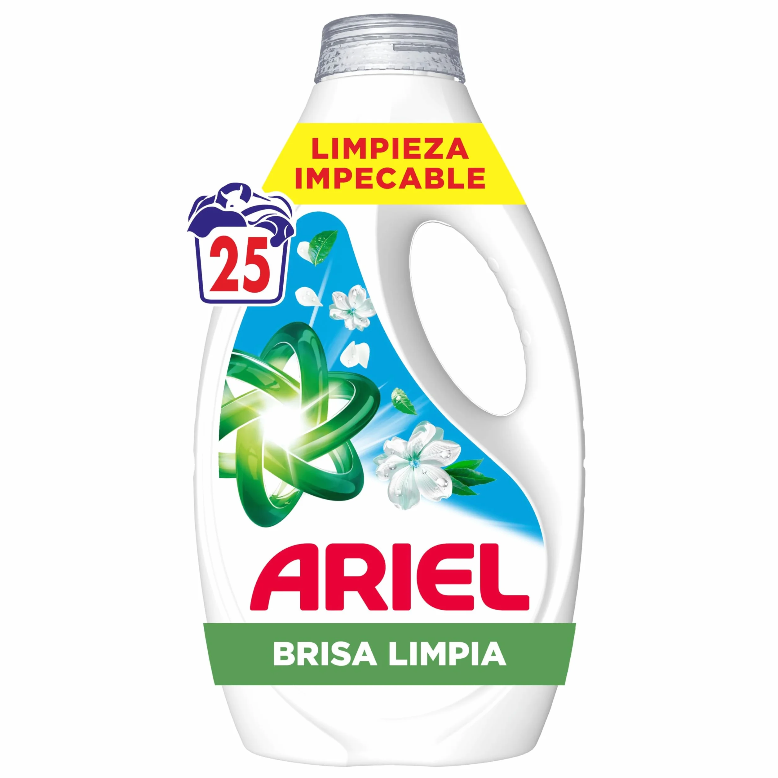 Ariel Detergente Líquido Brisa Limpia 25 Lavados