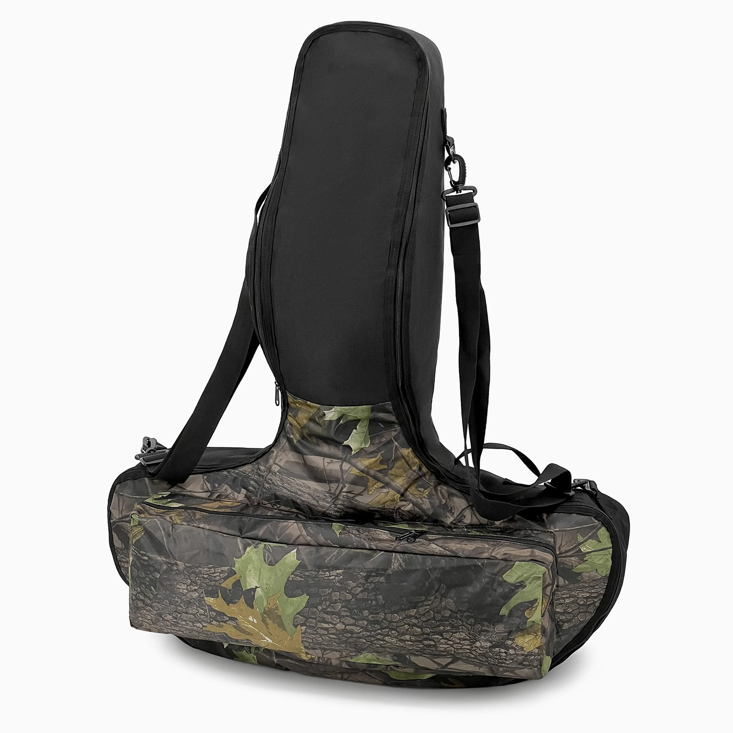 Funda de ballesta suave bolsa de almacenamiento de ballesta para ballesta con alcance (camuflaje de árbol, talla única)