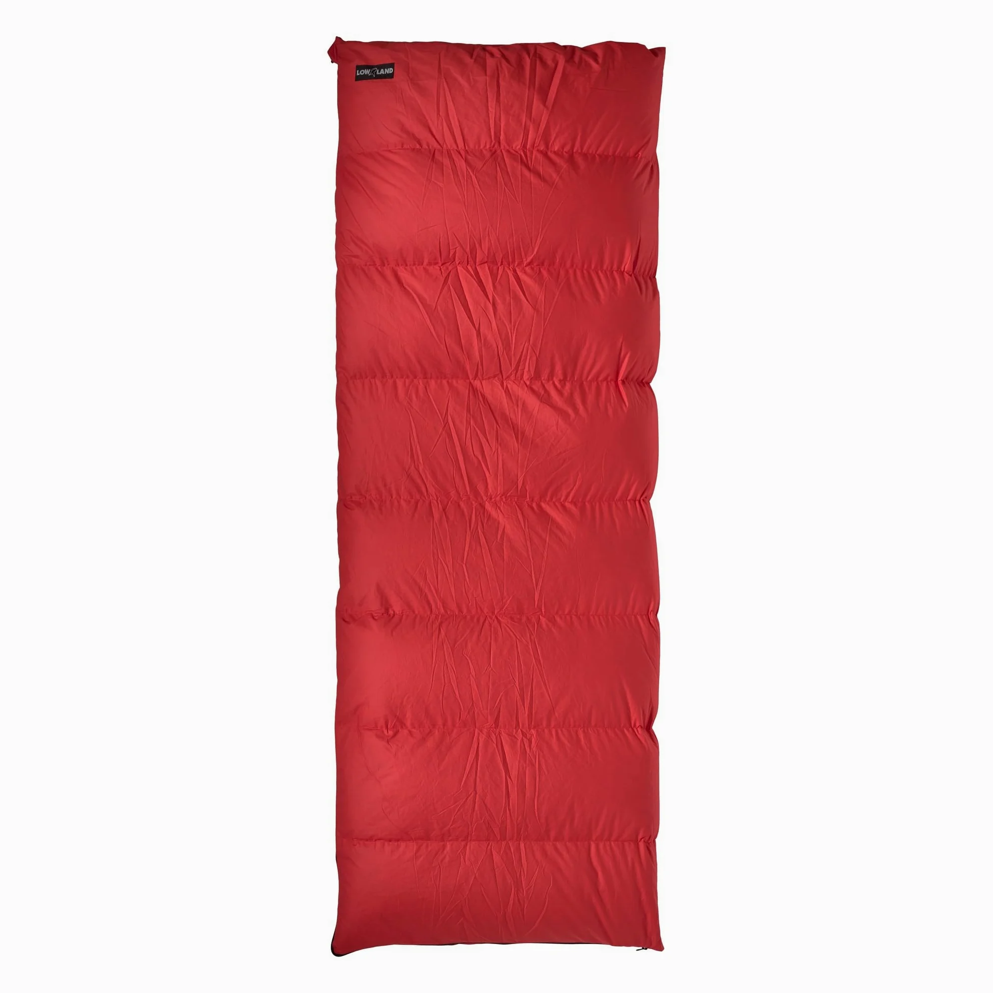 LOWLAND OUTDOOR Companion Economy - Saco de Dormir (plumón, 210 x 80 cm), Color Rojo