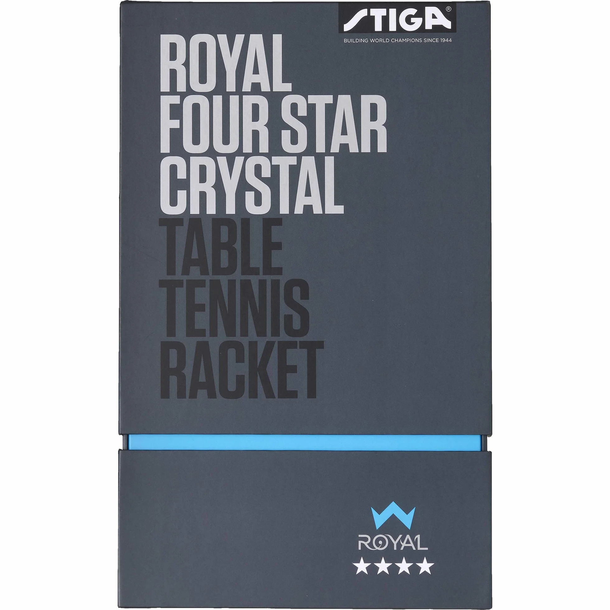 STIGA Royal WRB Table Tennis Racket - 3-Star ITTF Approved, Offensive Paddle with WRB System, 5-Ply Blade, 2.0mm Sponge, Enhanced Speed, Control, and Spin for Skill Development and Game Improvement