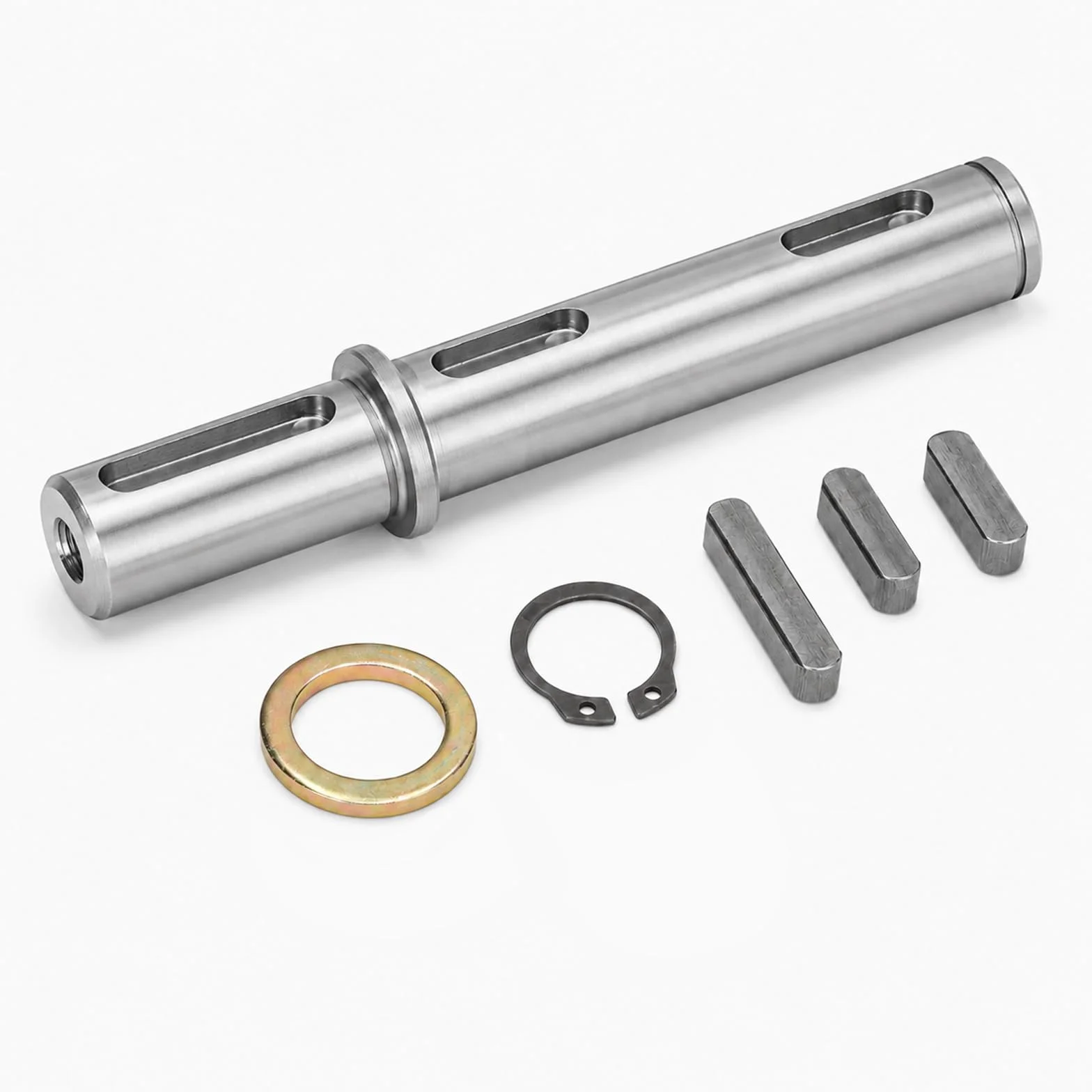 Eje de Salida Motor Paso a Paso 18mm 128mm para Reductora Gusano NMRV040 RV040 Nema 34