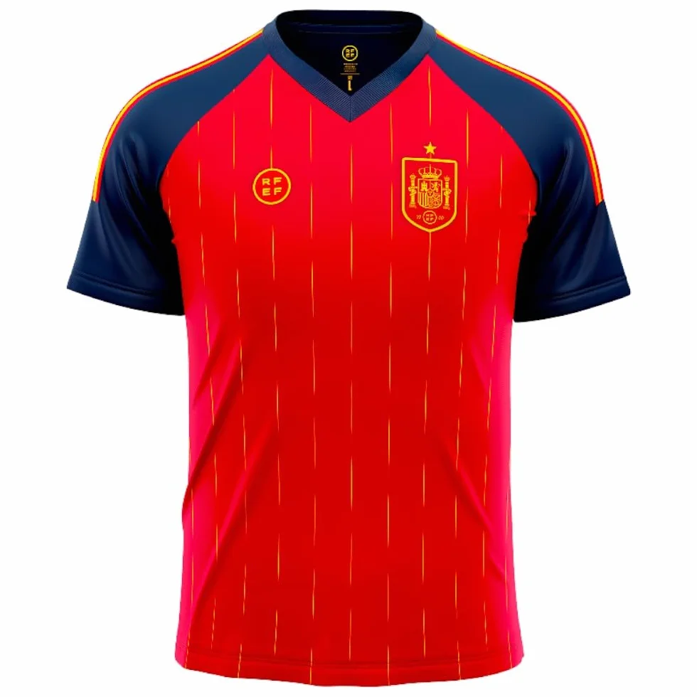 Camiseta Seleccion Española Mundial 2026-2028 Replica Oficial | LAMINE YAMAL #19 | Edición Actual | Escudo Bordado | Tejido Transpirable | Corte Unisex | Detalles Premium Aficionado