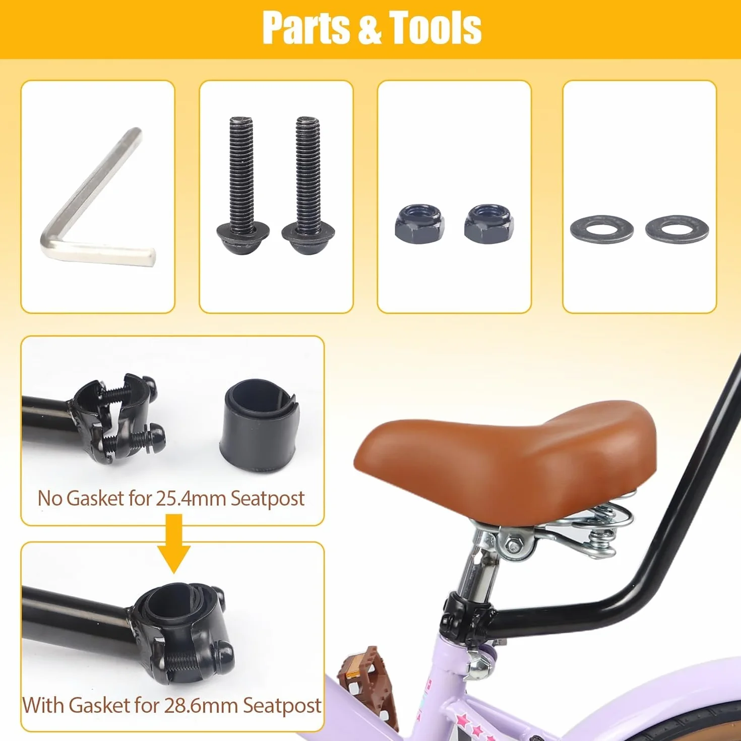 ZUKKA Barra de empuje para entrenamiento de bicicleta para niños, barra de empuje para niños, para aprender