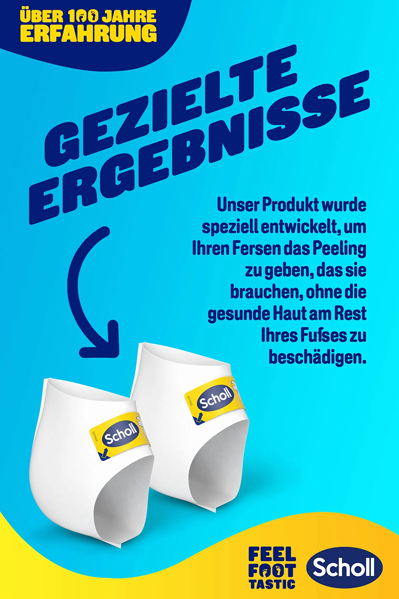 Scholl Máscara exfoliante eliminar callos calcetines pies suaves