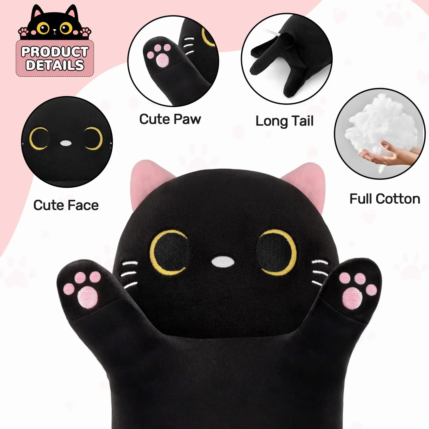 Manta eléctrica para gatos con apagado automático, almohadilla térmica USB para períodos, manta de calor para el cuello, la espalda, los hombros y el abdomen, regalos navideños para mujeres, niñas y