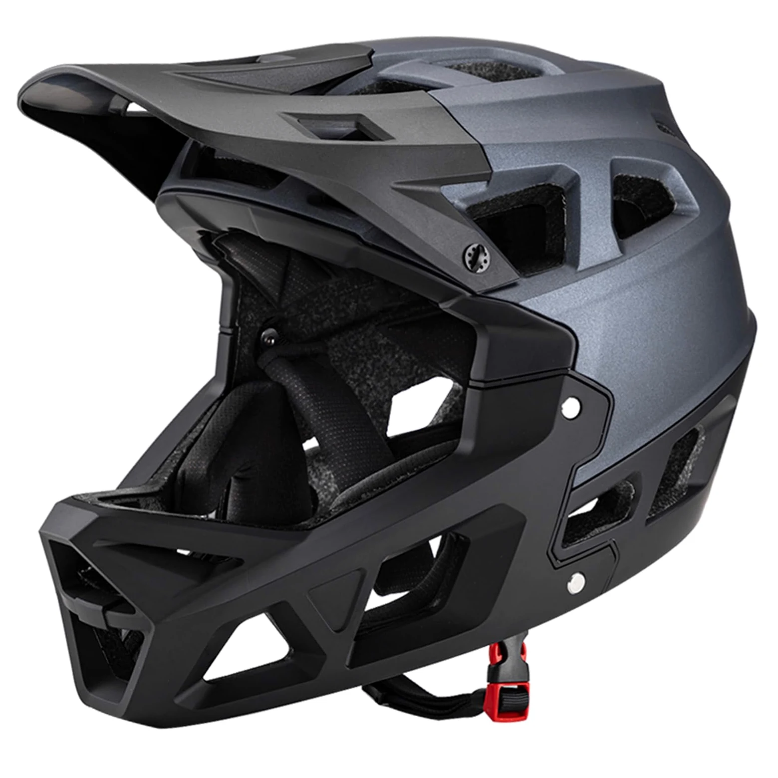 Casco de Bicicleta de Montaña para Adultos, Casco Descenso para Hombres y Mujeres con Más 31 Respiraderos, Bicicleta con Visera (VroomotoFgIB-BG-M)