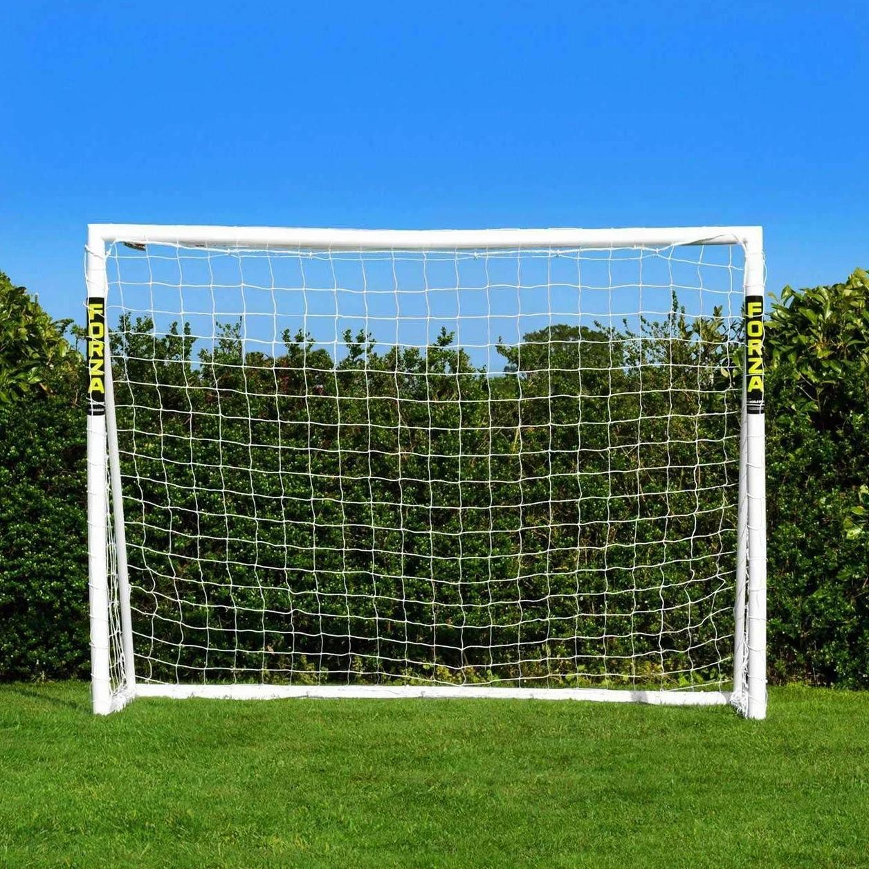 FORZA Porterías de Fútbol uPVC Resistentes a la Intemperie 9 Tamaños