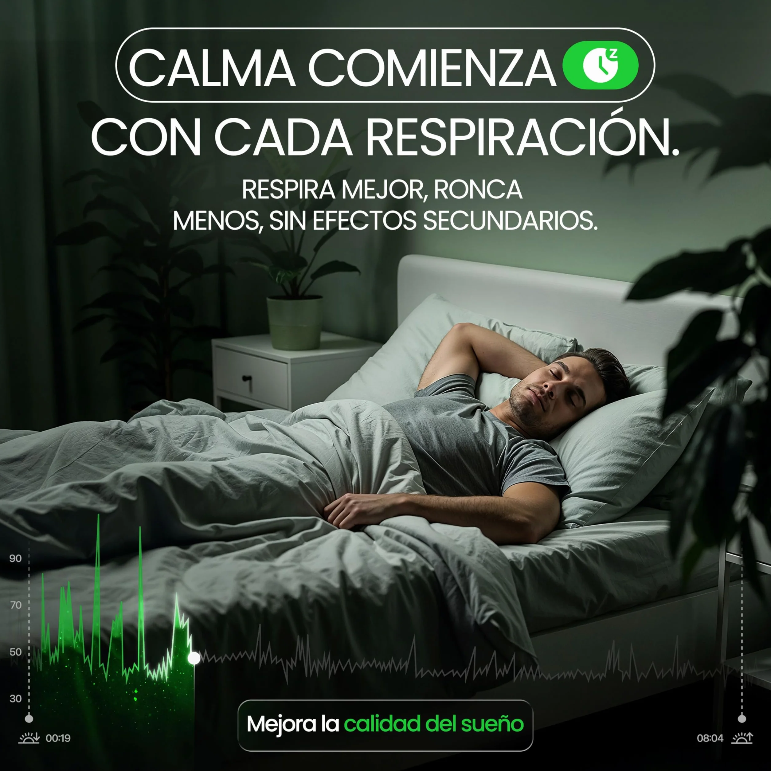 Ellicit Tiras Nasales Transparentes, Paquete de 30, Contra Ronquidos, Soporte Deportes, Mejor Respiración