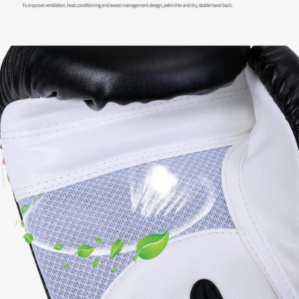 Guantes Boxeo niño 6oz Boxing Bag Guantes Vendas de Boxeo 3 a 10 años Muay Thai Taekwondo Sanda Fight Rojo Blanco Negro