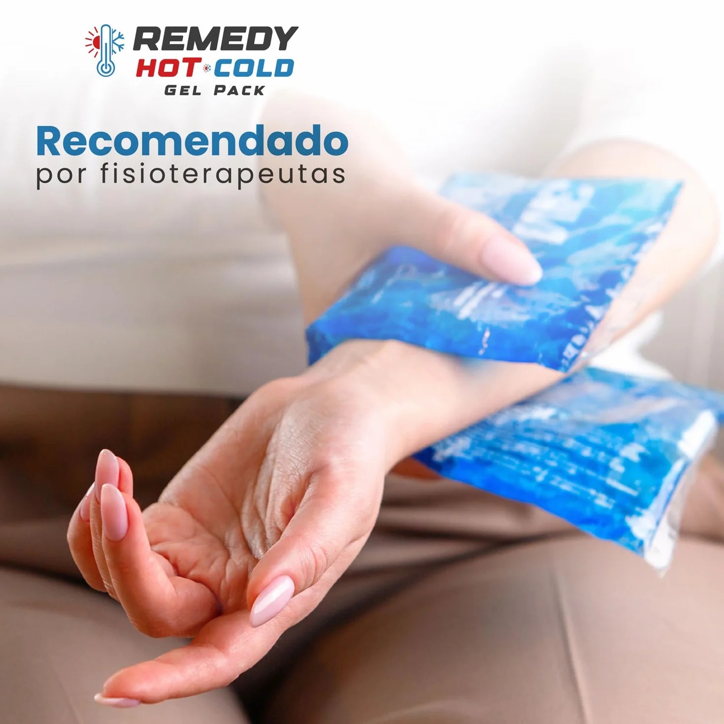 Boston Tech REMEDY Bolsa de Gel Frío y Calor con funda multiposición Pack de 2
