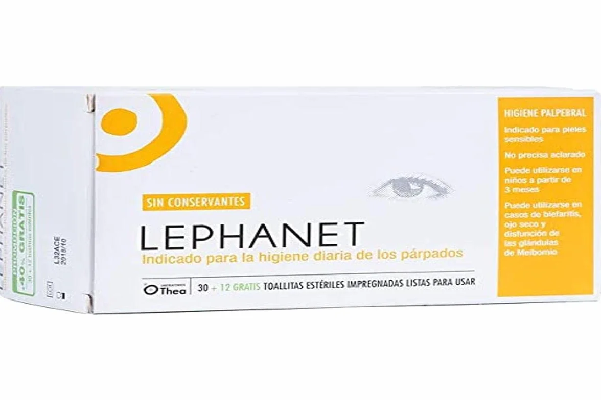 Thea Laboratorios Lephanet Estériles Ojos Toallitas, 42 Unidades