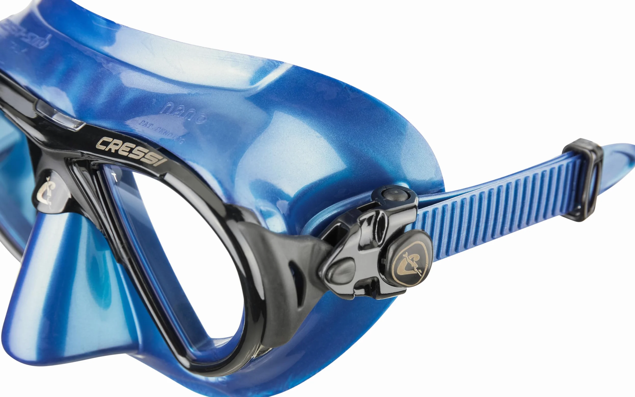 Cressi Nano Crystal, Black/Blue, Nery