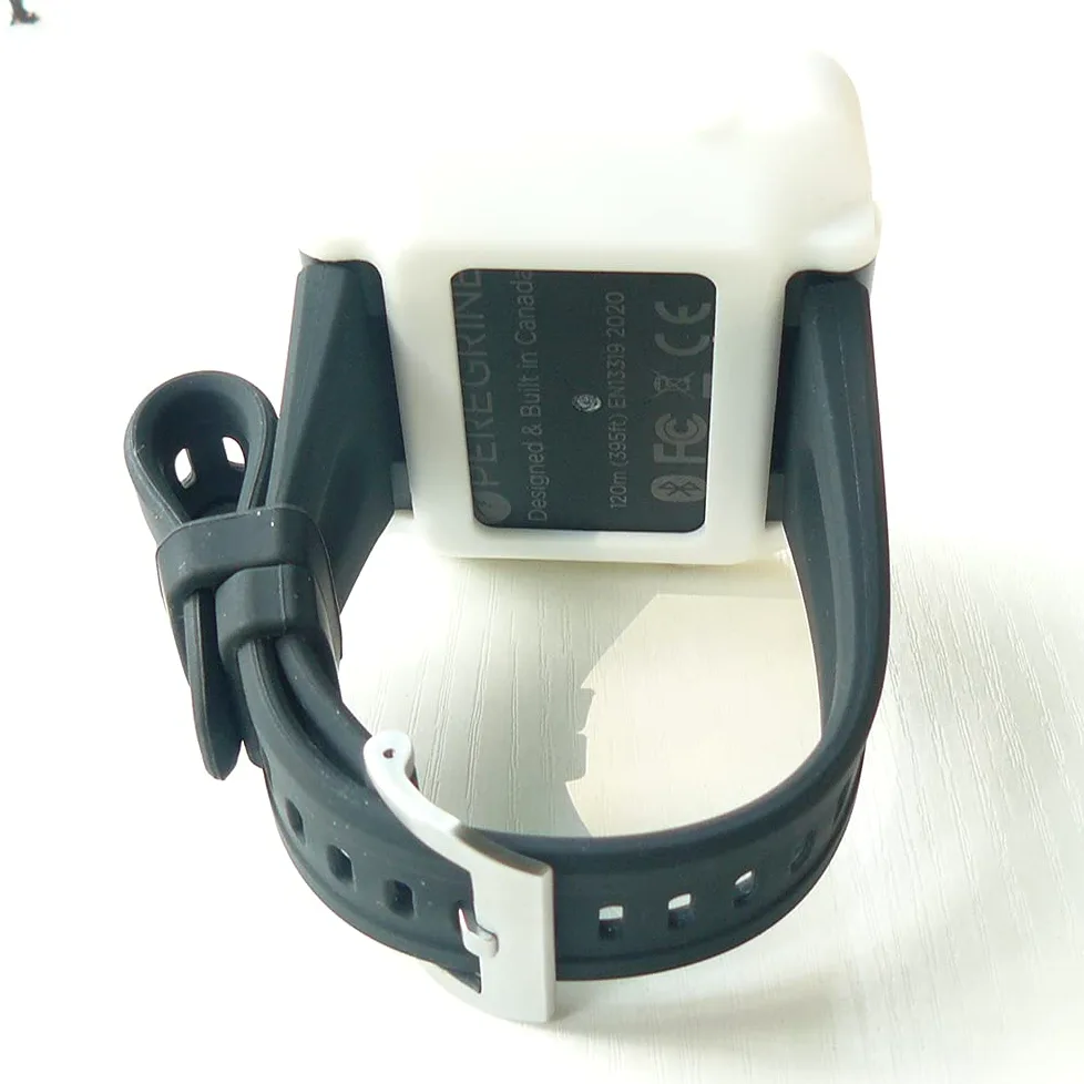 Funda protectora de silicona para ordenador de buceo Shearwater Peregrine/Peregrine TX (blanco)