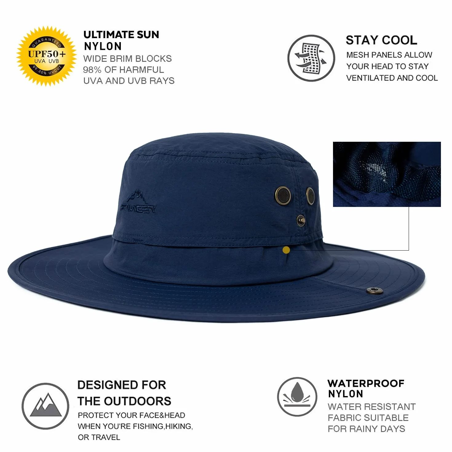 Comhats Sombrero para el Sol Hombres