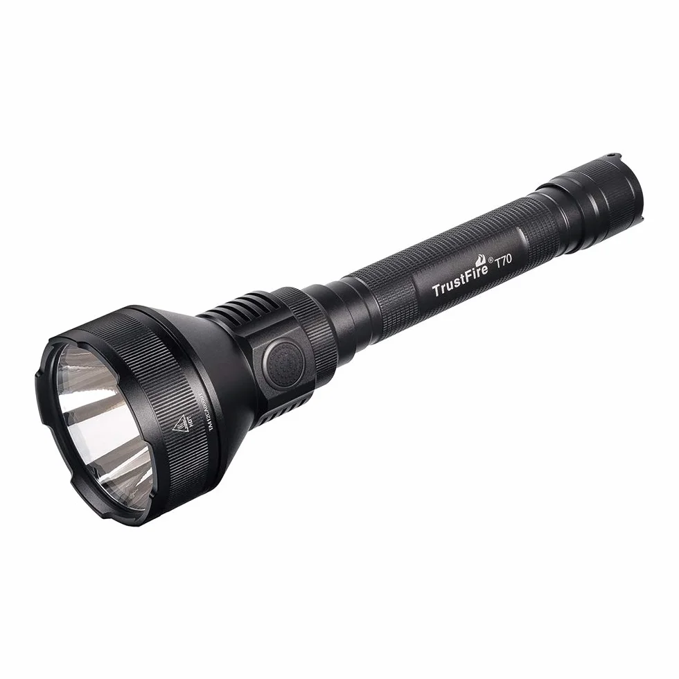 TrustFire T70 Linterna 2300 Lúmenes XHP-35HI LED IPX8 1000 Metros Alcance Caza Profesional