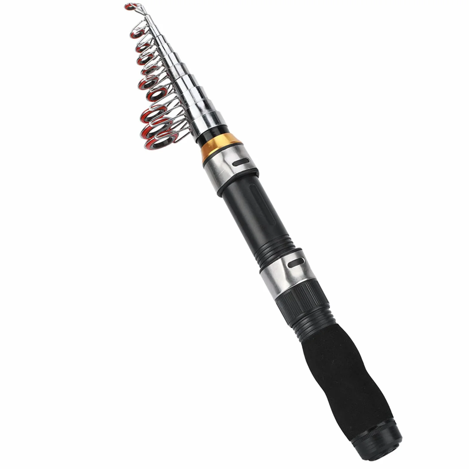Caña de Pescar Portátil para Hielo y Mar, Diseño Compacto, Mini Herramienta de Pesca, Modelo 28049-100