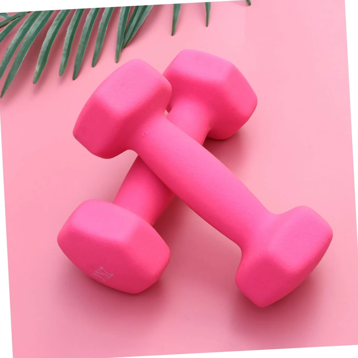 BESPORTBLE Par campana recubierto de vinilo campanas tontas forma hexagonal mancuerna de fitness dama pesas mancuernas barra con pesas mujeres con pesas yoga mancuerna pequeña hombre