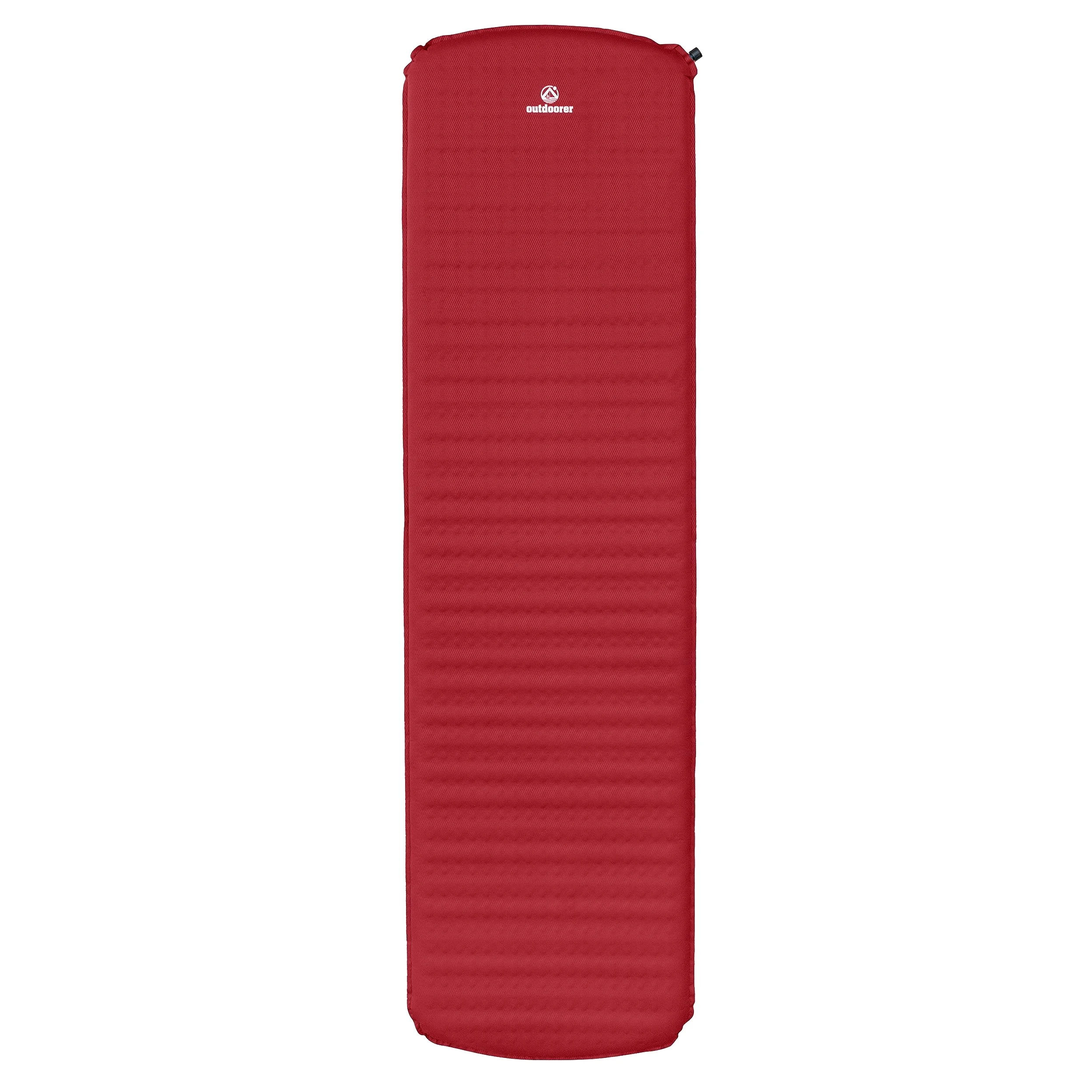 outdoorer Trek Bed 2 - Colchoneta autoinflable, ultraligera, tamaño pequeño, 5 cm de grosor, aislamiento hasta – 11 °C, base antideslizante, auténtica esterilla autoinflable para trekking