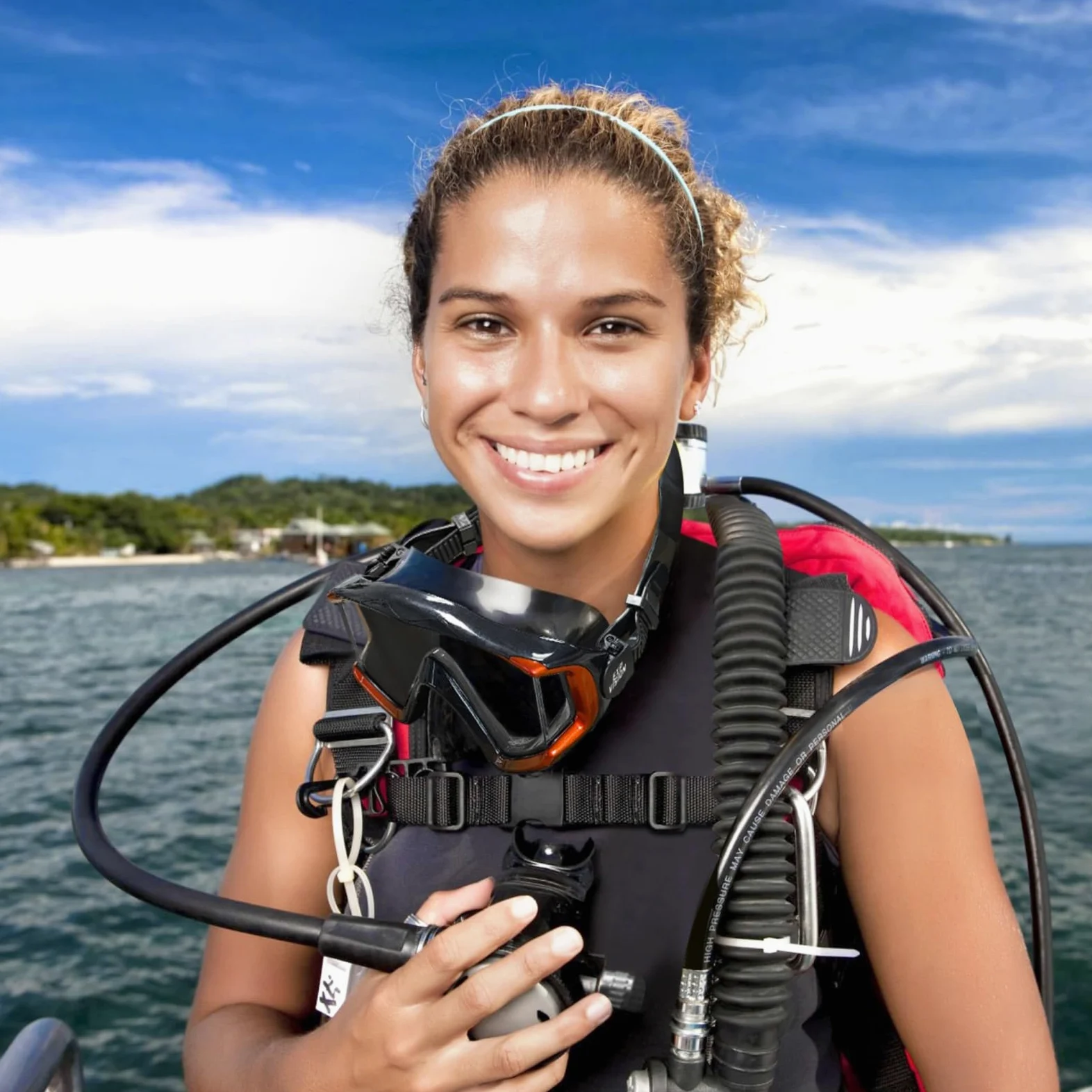 HD Pano 3 - Máscara de buceo de cristal templado, antivaho para natación