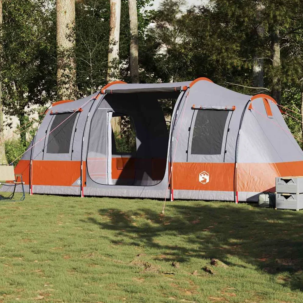 vidaXL Tienda de Campaña Familiar Túnel 6 Personas Impermeable Refugio de Jardín