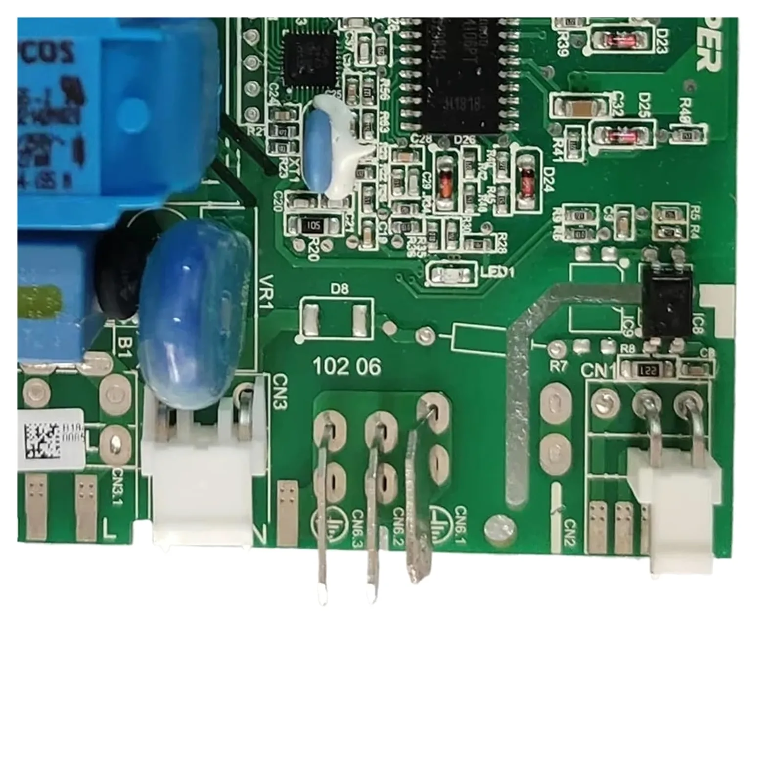 Tablero de refrigerador solo pieza de tablero sin carcasa | Placa 102-06-Y18-A 52-D-V611 Placa de refrigerador de 220 V, solo pieza de placa