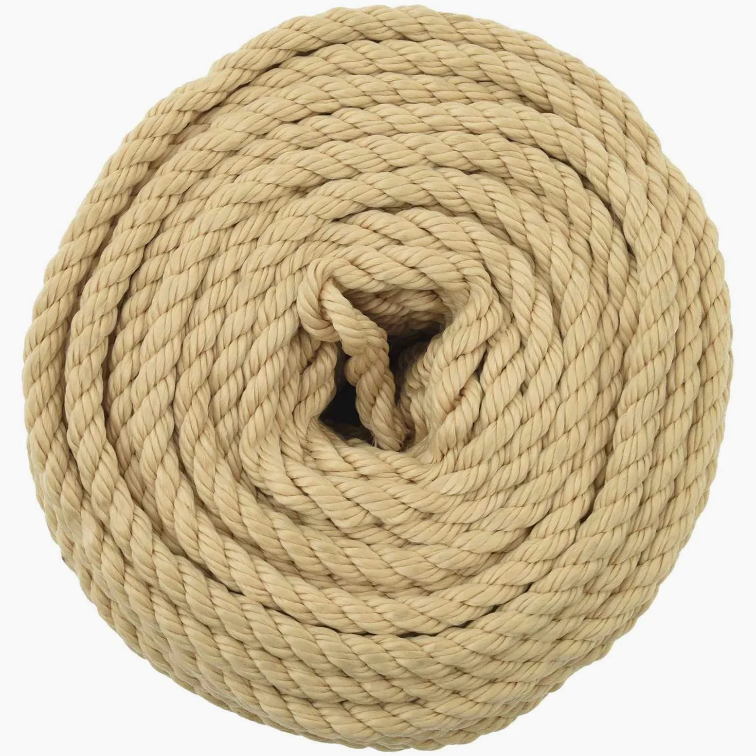 Cuerda de polipropileno natural, 8 mm, 100 m, flexible, resistente a la intemperie, resistente a los rayos UV, versátil para barco, camping, jardín, taller, artesanía, transporte, seguridad