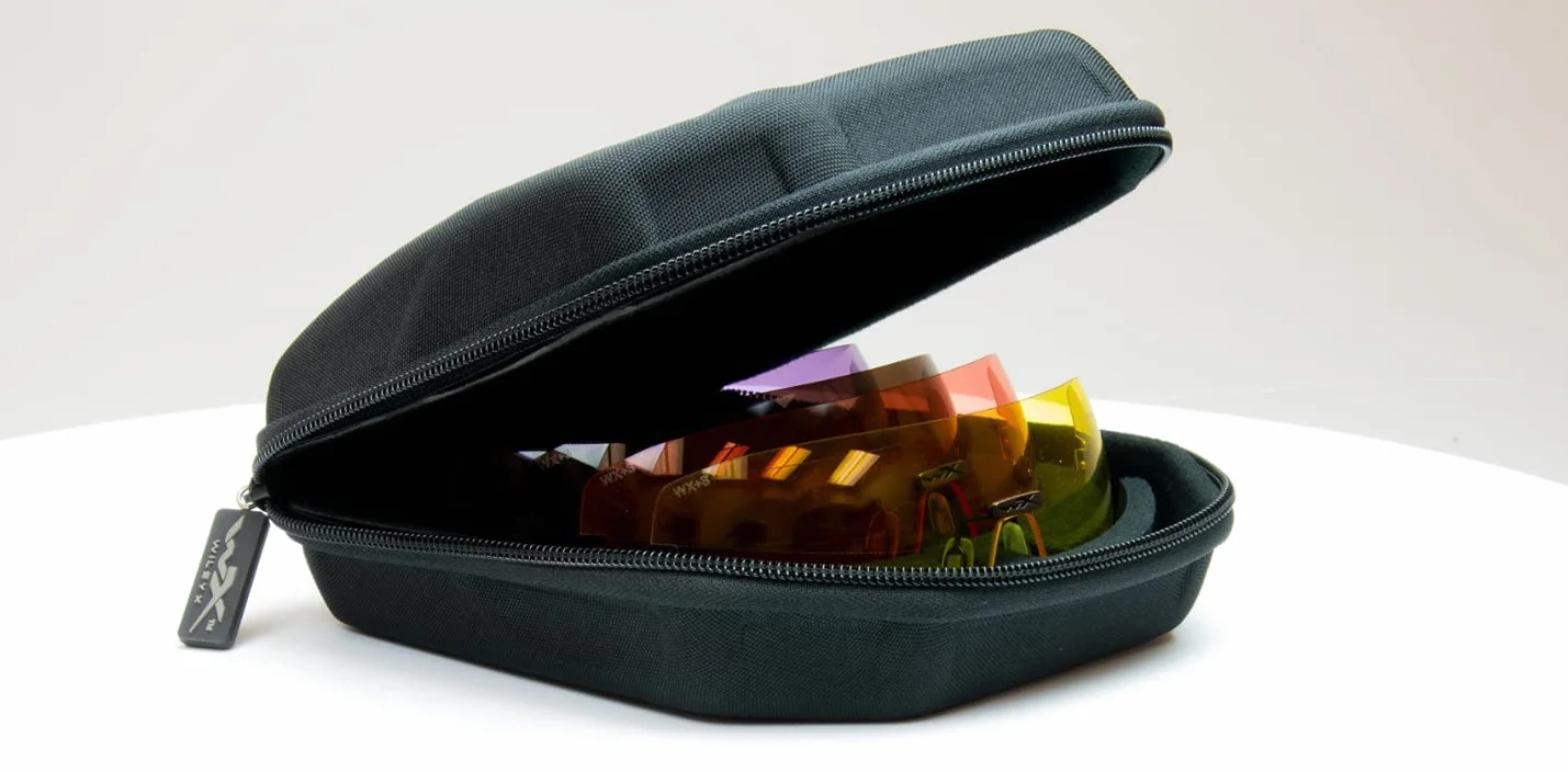 Wiley X 1205 Detection 5-Lens Kit: Clear/Yellow/Orange/Purple/Copper Gafas De Sol, Matte Black, One Size Unisex