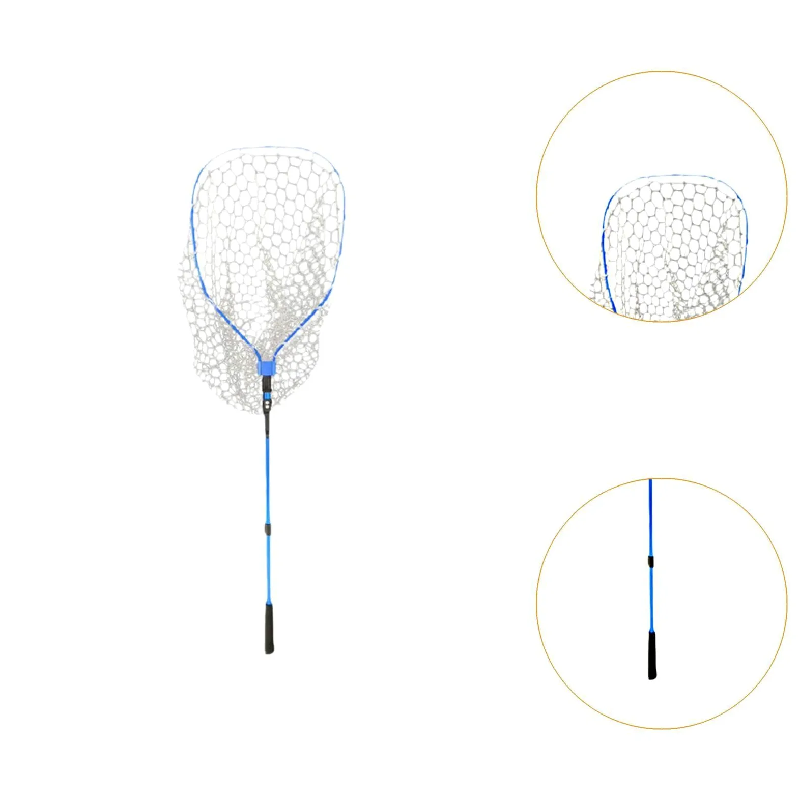 Red de Pesca Plegable de Secado Rápido con Agarre Antideslizante, Red para Liberar Peces para Hombres Y Mujeres Al Aire Libre.