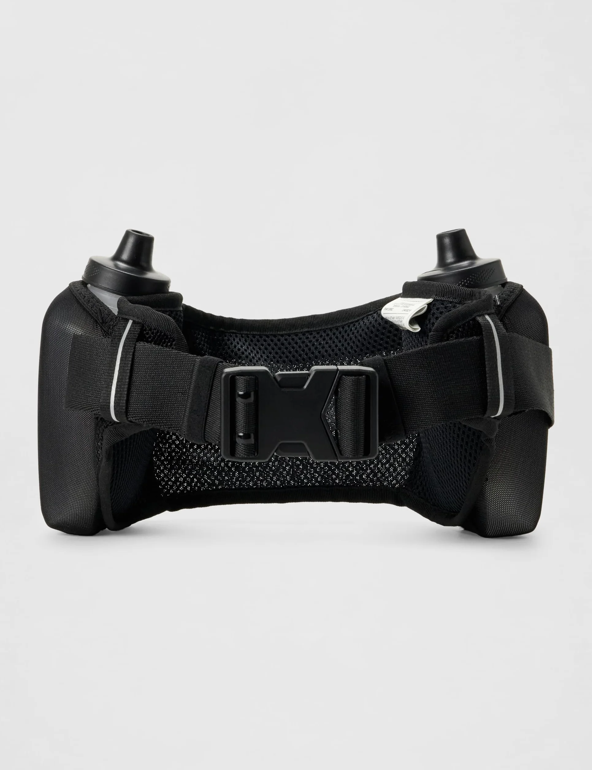 Nike Flex Stride Dbl Cinturón de Botellas Black/Black/Silver 709ml