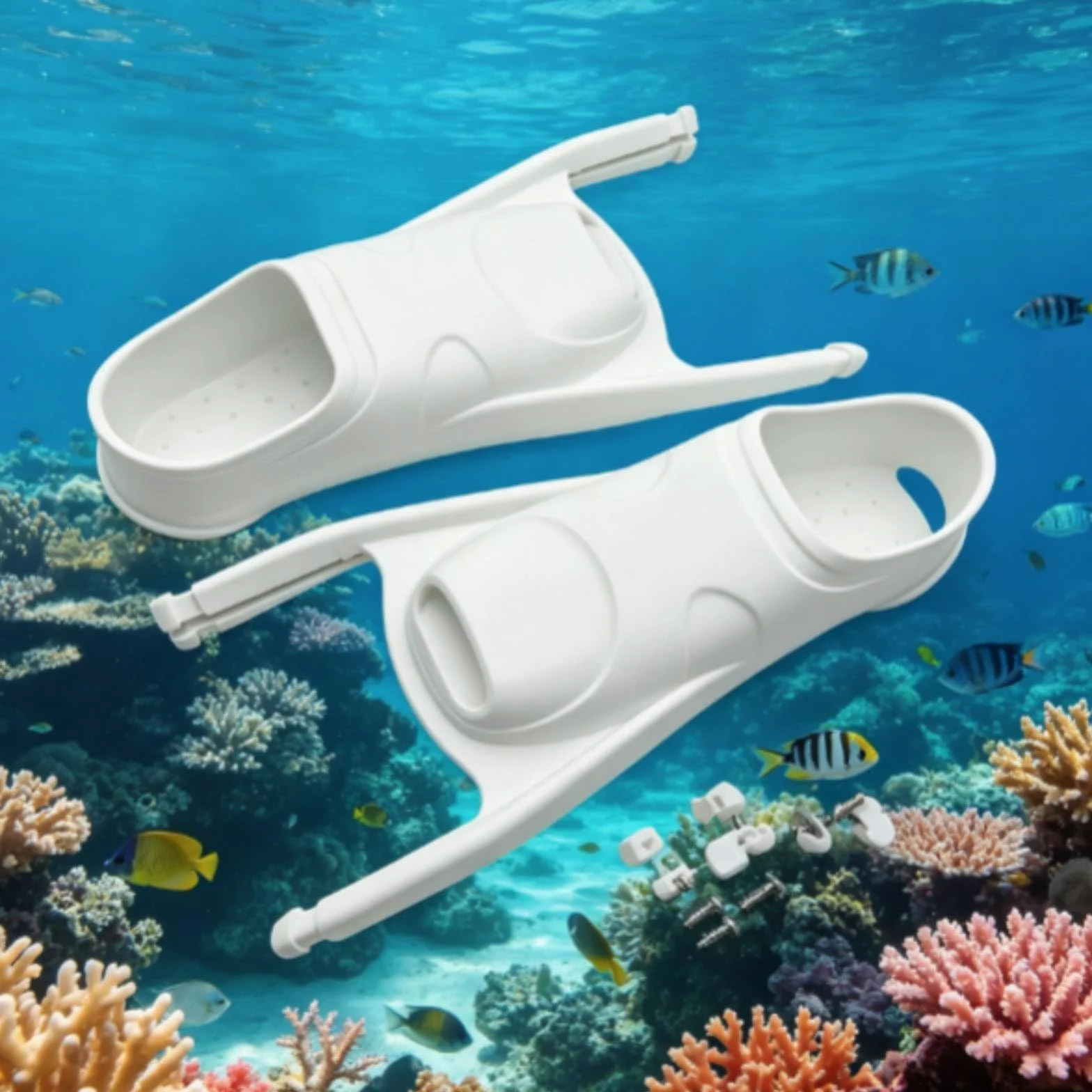 rockible Aletas de Natación Aletas Buceo Acuáticas Escarpines Componentes con Diseño de Flujo Suave y Eficiencia en el Confort en Sesiones Largas Adecuadas , Negro , S 37-38