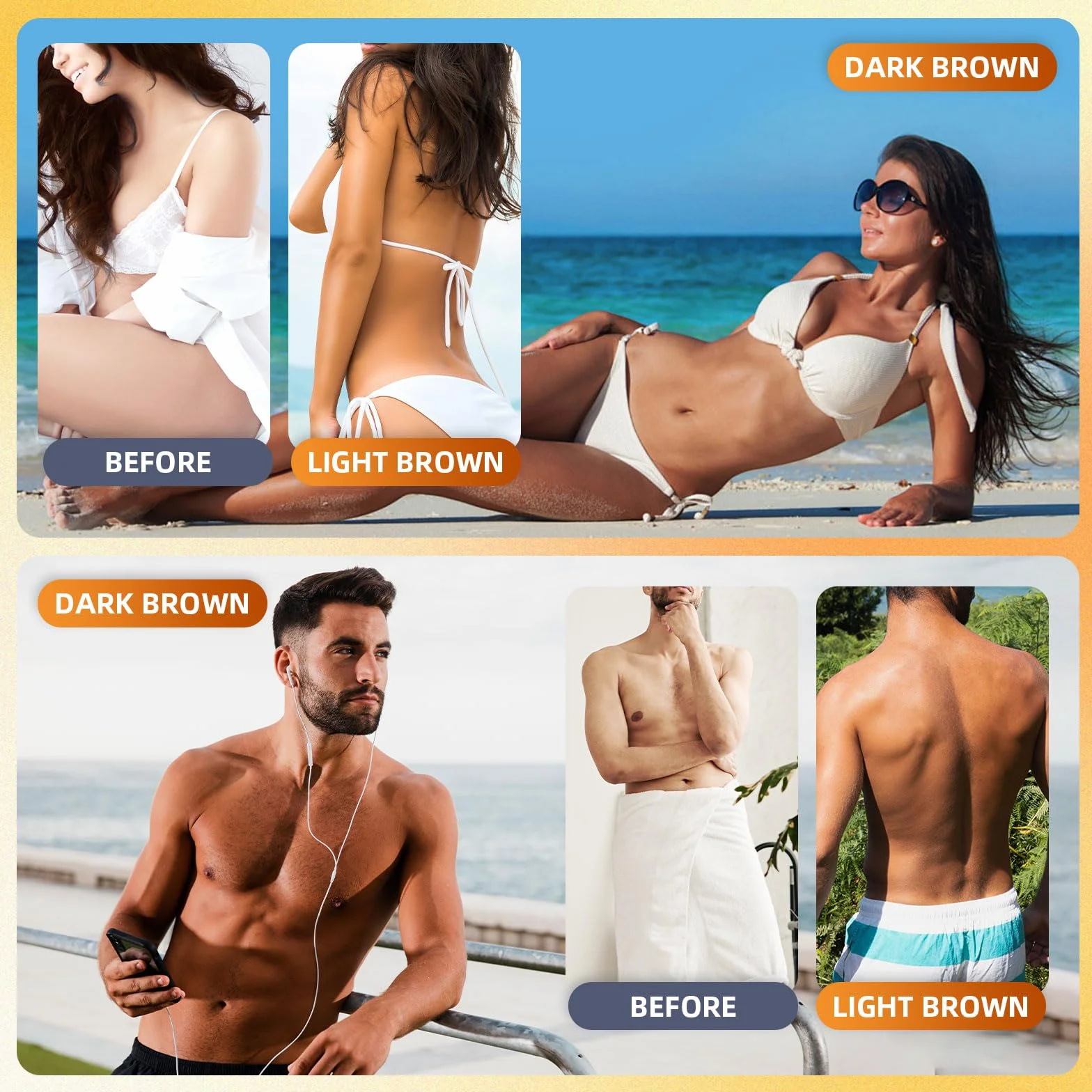 Lámpara de bronceado facial 460 NM 225 unidades soporte ajustable gancho colgante negro