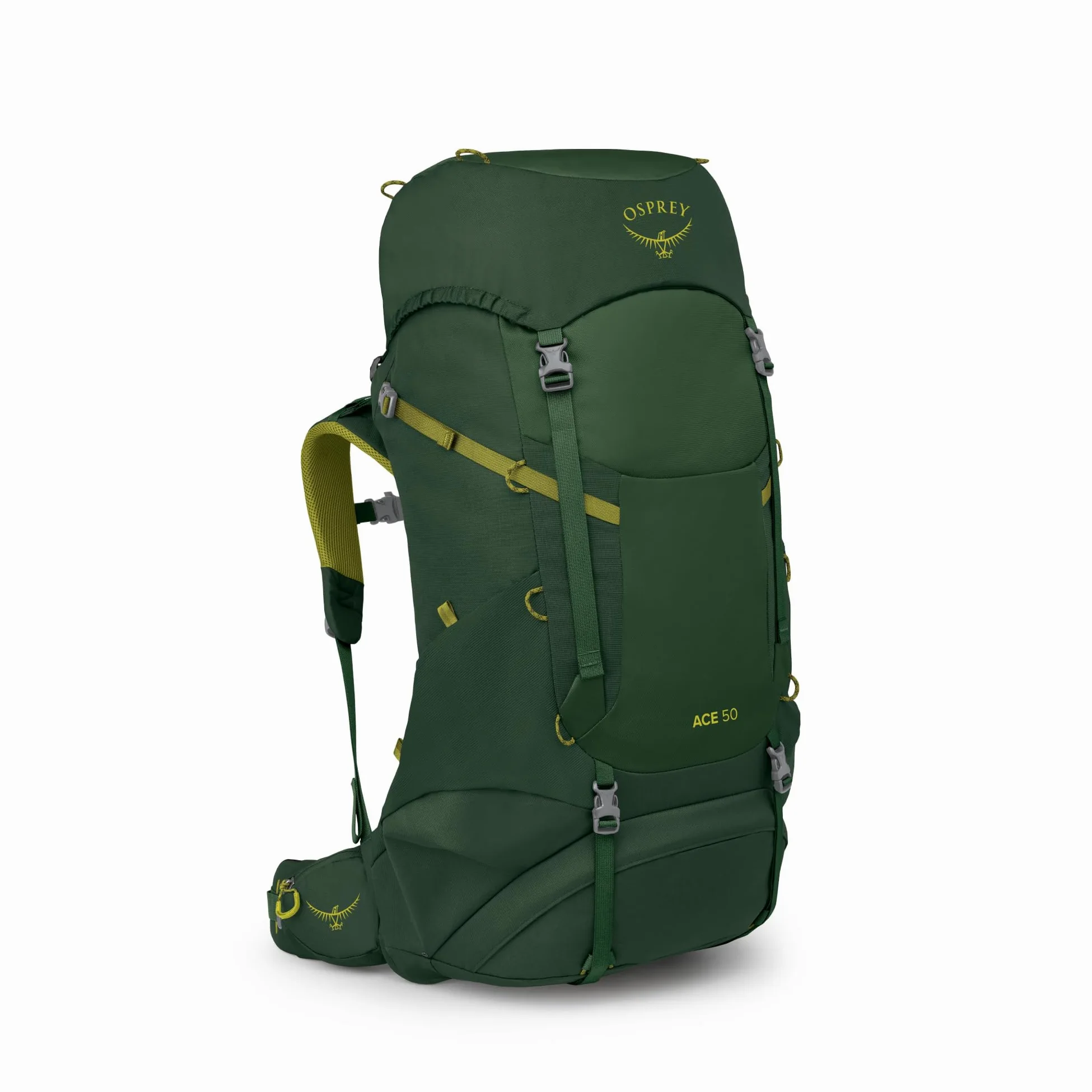 Osprey Ace Mochila de trekking infantil, 50L, Green Canopy/Matcha Green