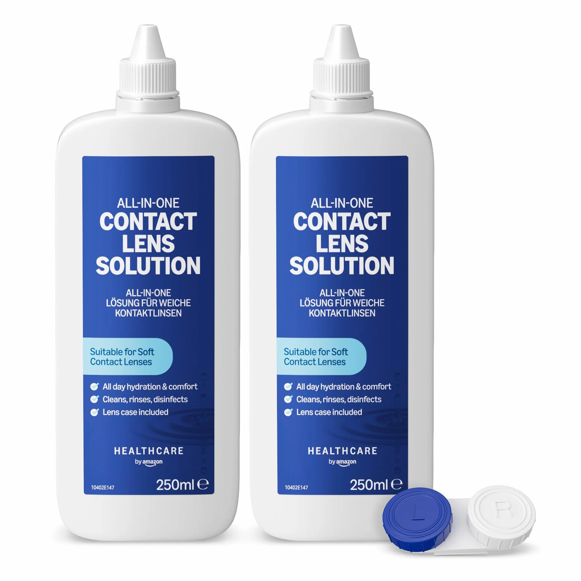 Amazon All-In-One Contact Lens Solution 2 x 250 ml