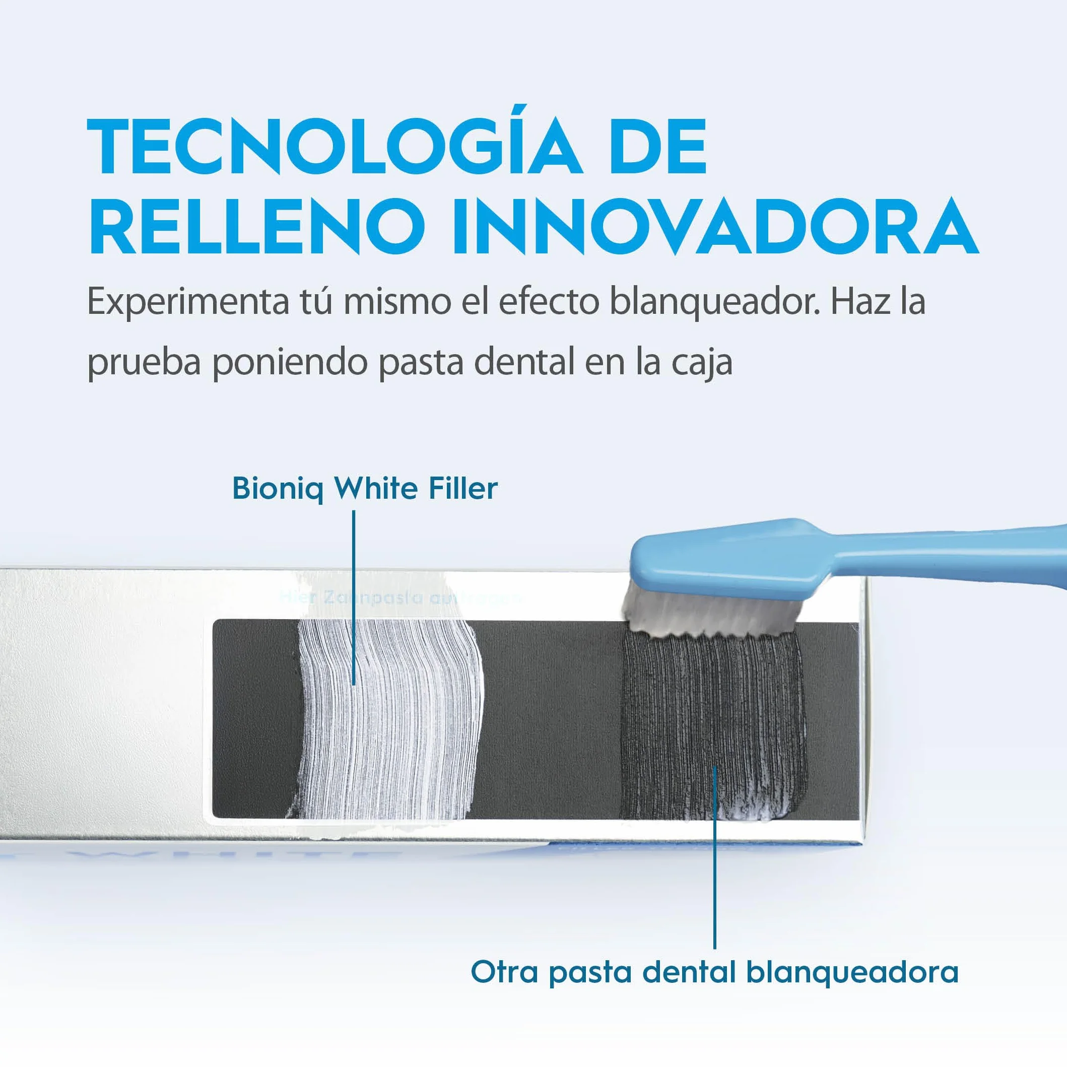 Bioniq® White Filler Pasta dental blanqueadora 100 ml con hidroxiapatita sin flúor