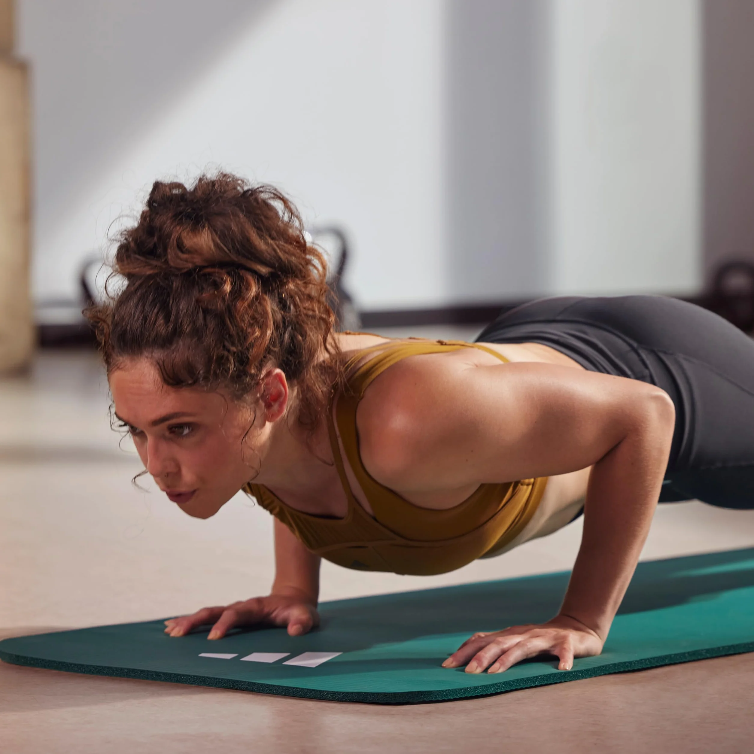 Adidas Alfombrilla Fitness 10mm Verde Oscuro