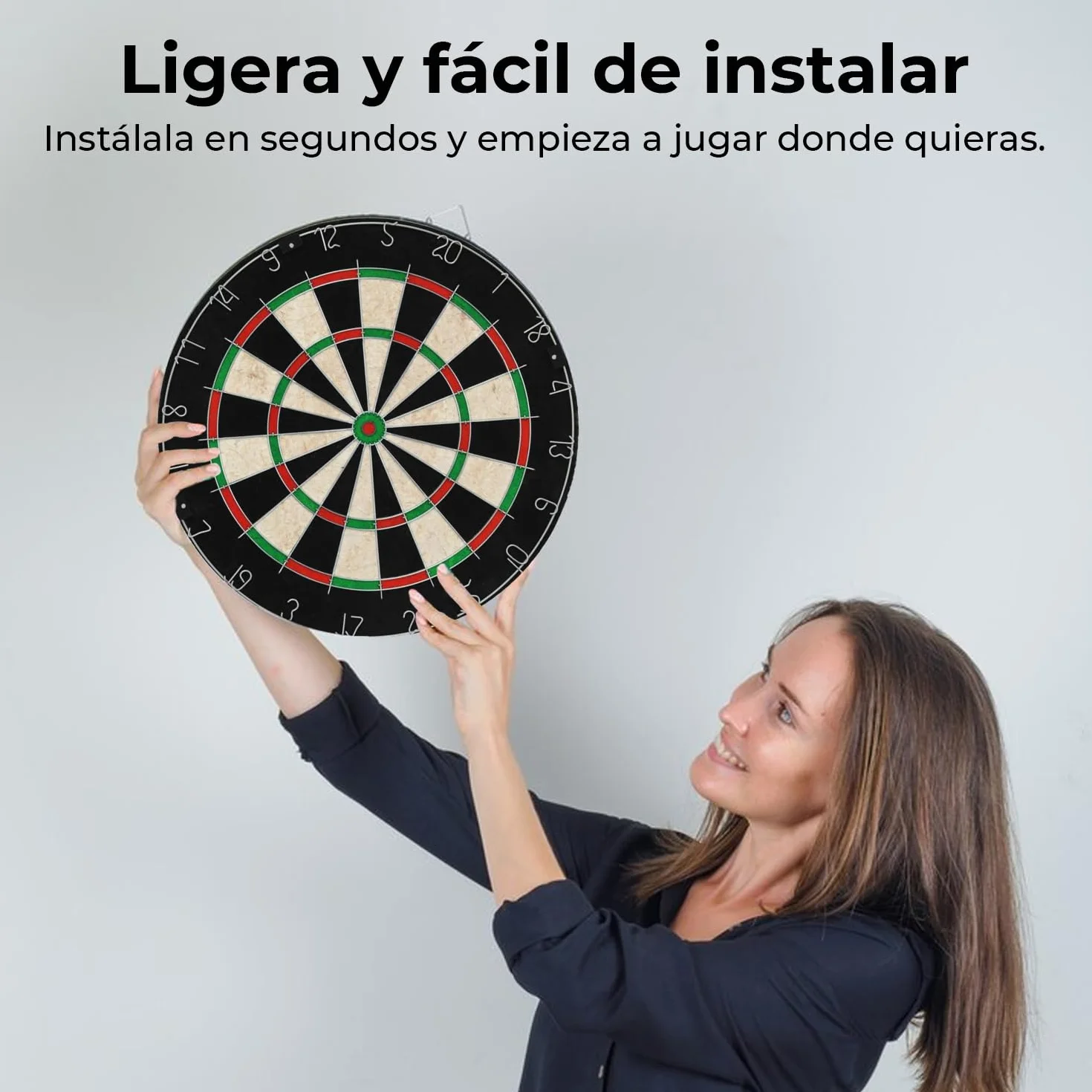 Diana de Dardos Sisal Profesional CANNON 6 Dardos Plástico Punta Metal Juegos Entretenimiento Adultos