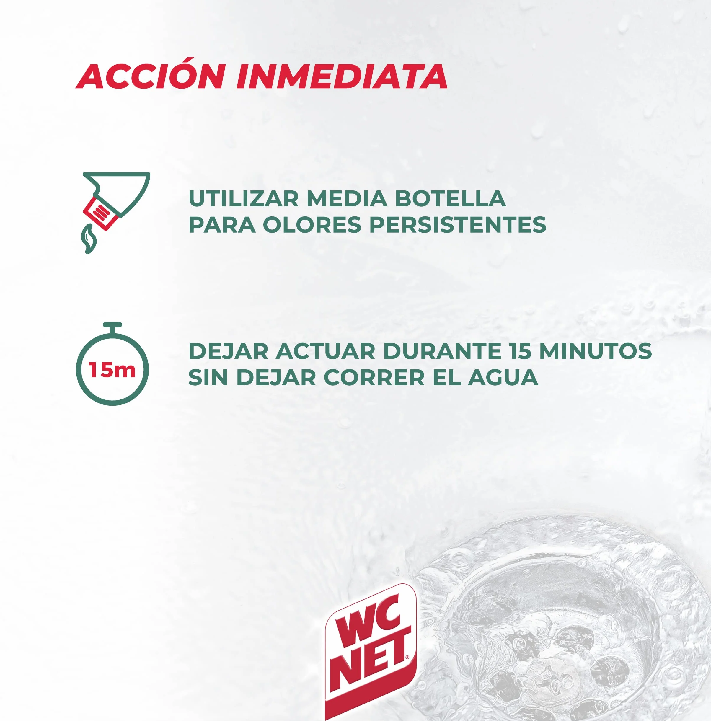 Wc Net Limpia Tuberías Carbón activo 700ml