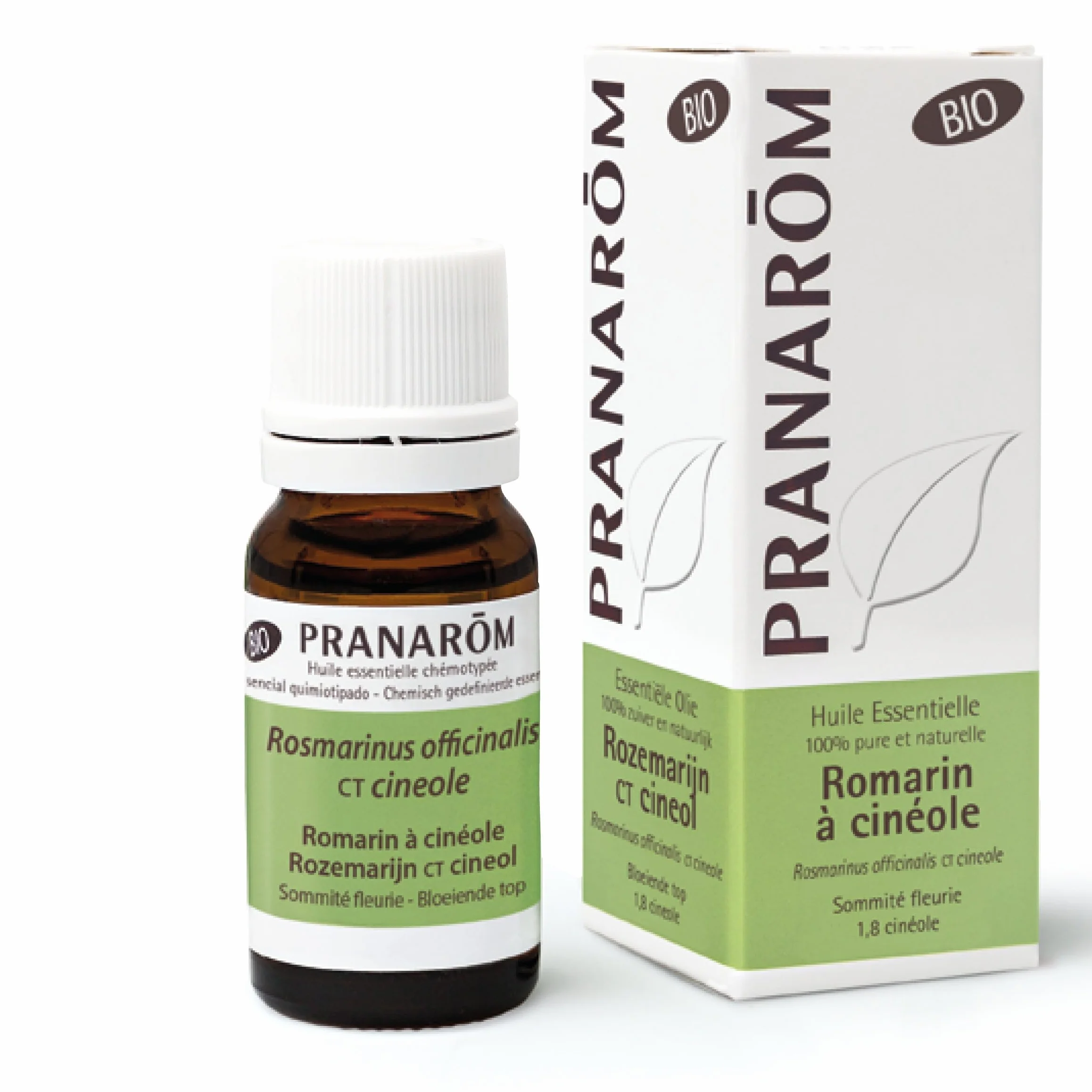 PRANAROM Aceite Esencial Romero Cineol Bio 100% Puro Natural HECT 10 ml