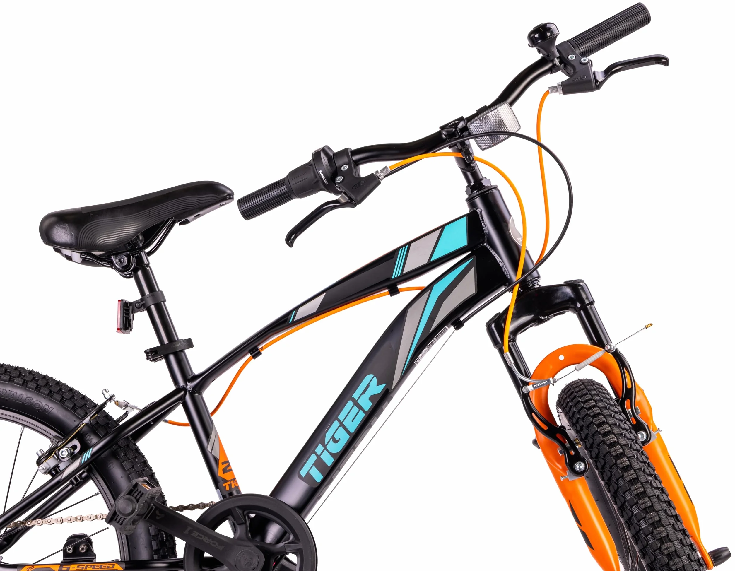 Tiger Bike Bicicleta Infantil 20 Pulgadas tamaño de Rueda a Elegir 6 velocidades Shimano Bicicleta para niños de 6 a 10 años Altura Ajustable